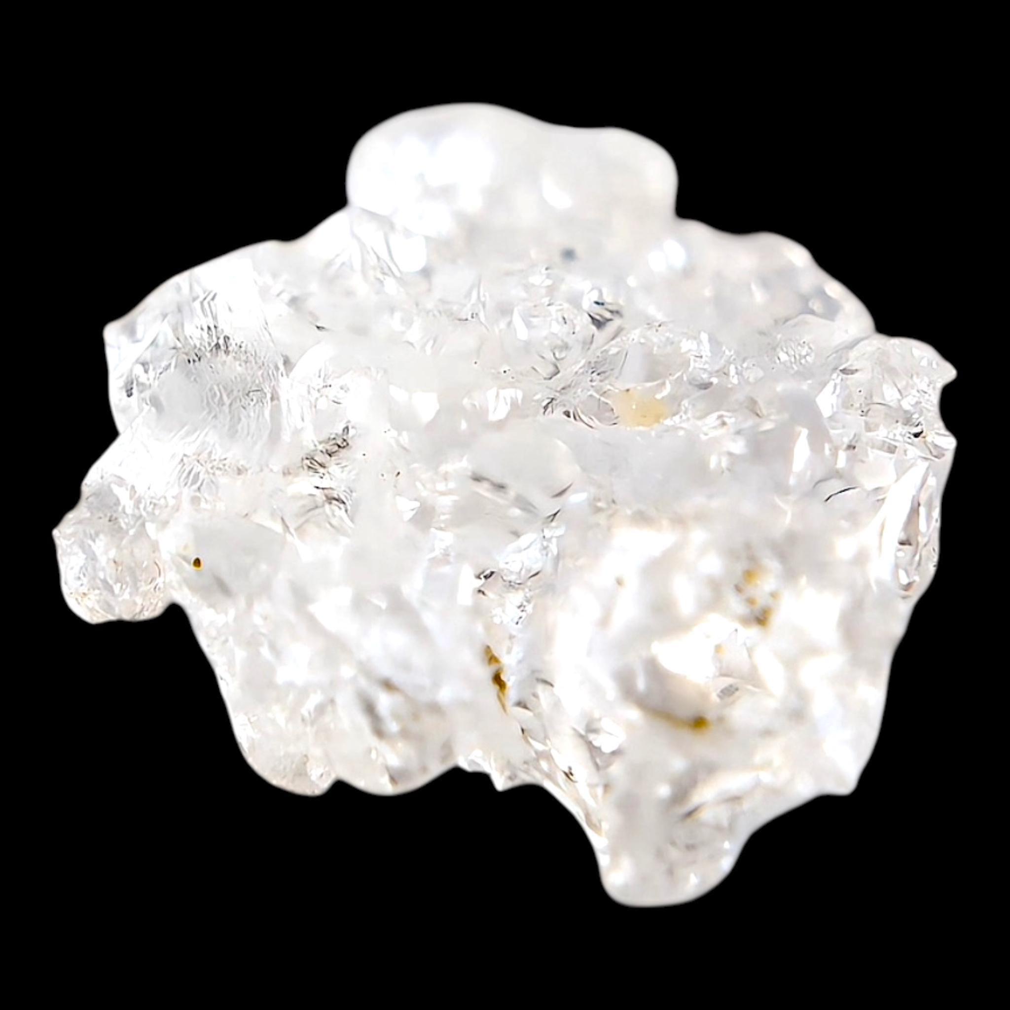 Pollucite crystal, rare caesium mineral from pakistan, naturally etched clear crystal, pegmatite mineral specimen - Image 4