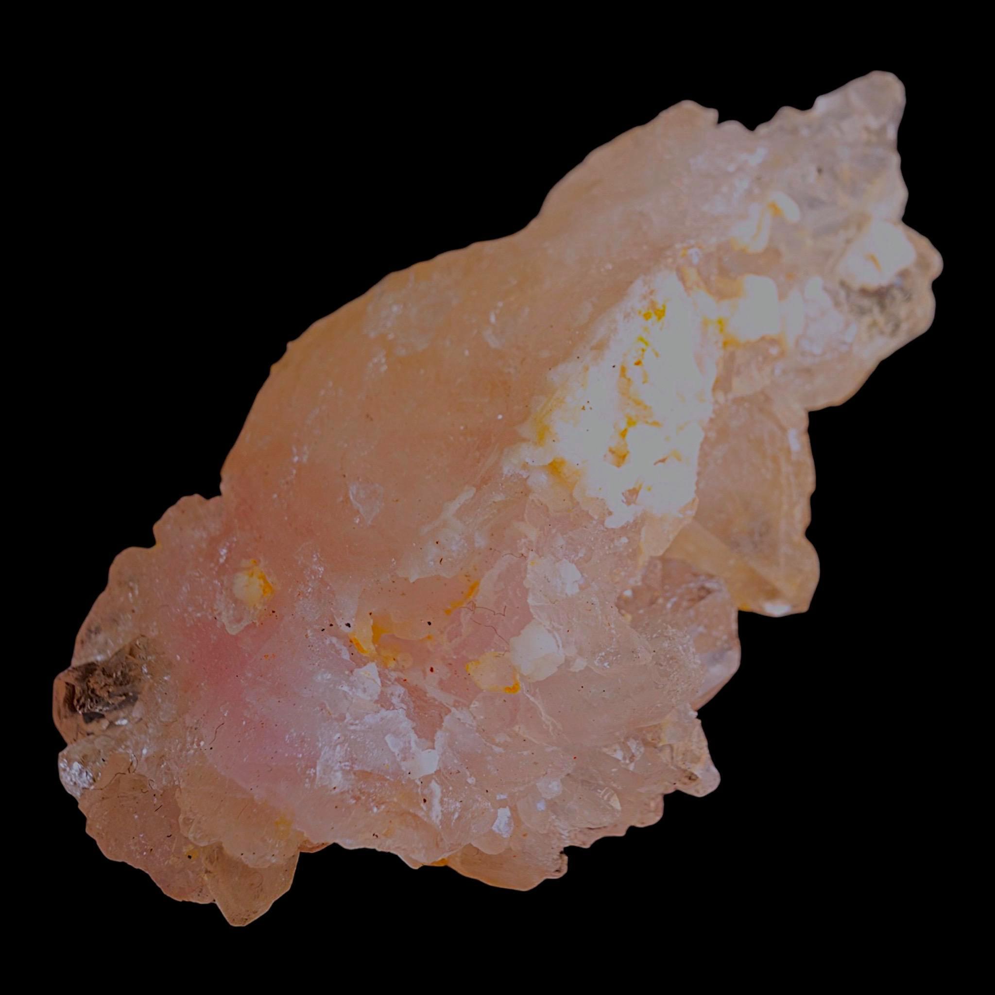 Crystallised rose quartz cluster, canga rosa brazil, pale pink quartz crystal, raw rose quartz specimen, mineral display for collectors - Image 5