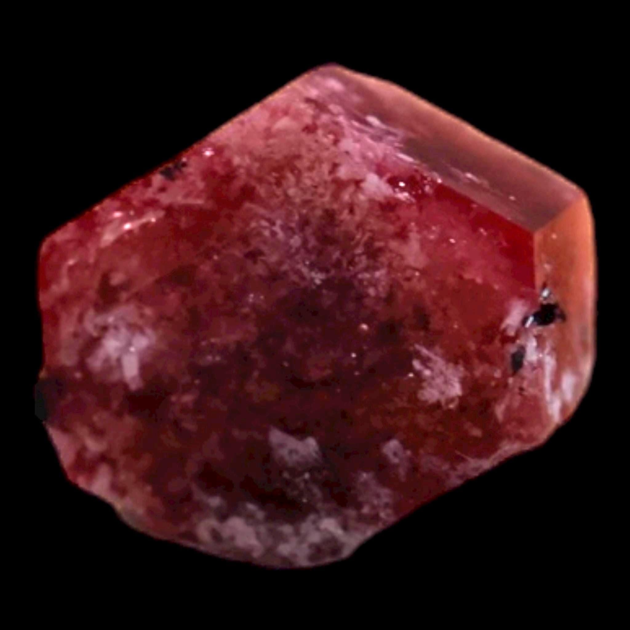 Red beryl crystal from utah, natural red beryl mineral specimen for collectors, rare thumbnail crystal display - Image 4