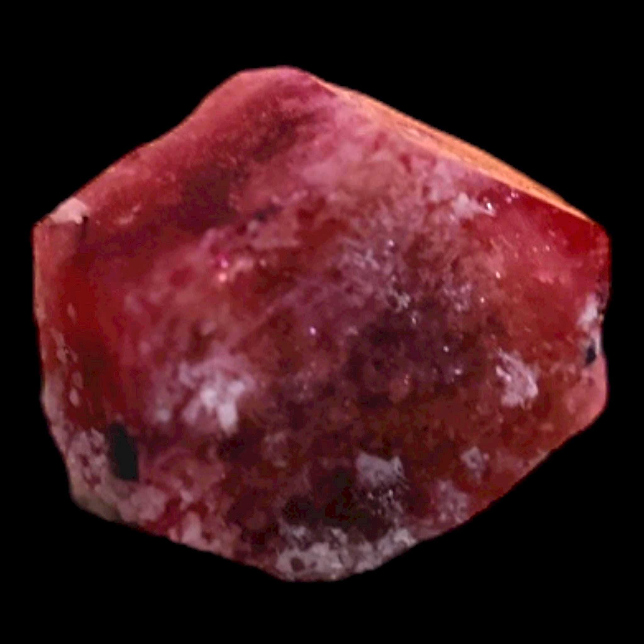 Red beryl crystal from utah, natural red beryl mineral specimen for collectors, rare thumbnail crystal display - Image 5