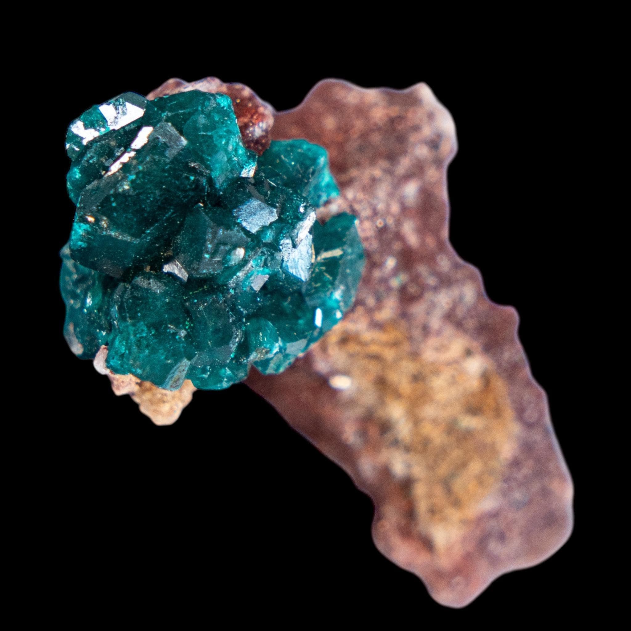 Dioptase crystal, tsumeb mine namibia, green dioptase specimen, raw mineral display, cabinet specimen, collector crystal - Image 4