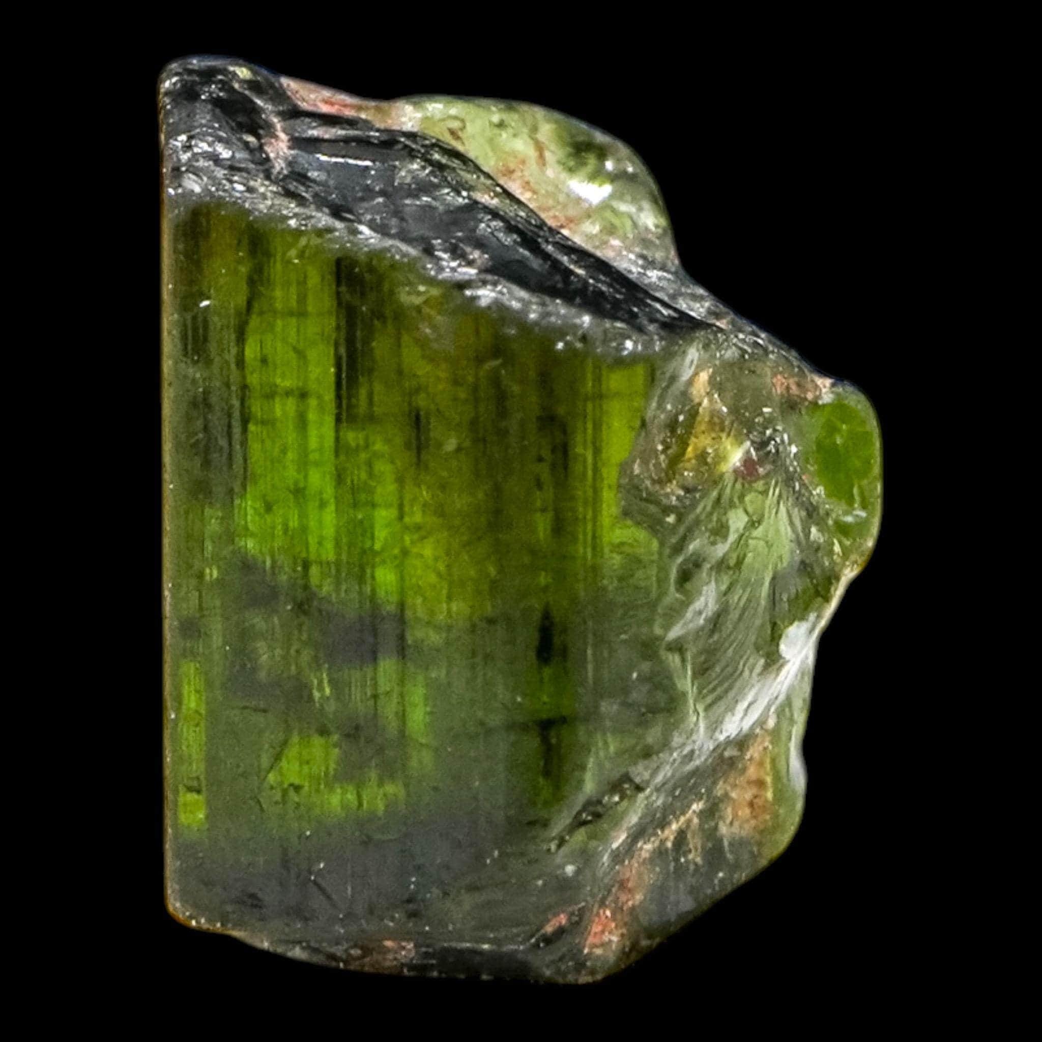 Green tourmaline crystal, raw tourmaline, natural tourmaline crystal, untreated tanzania tourmaline, mwajanga mineral specimen - Image 2