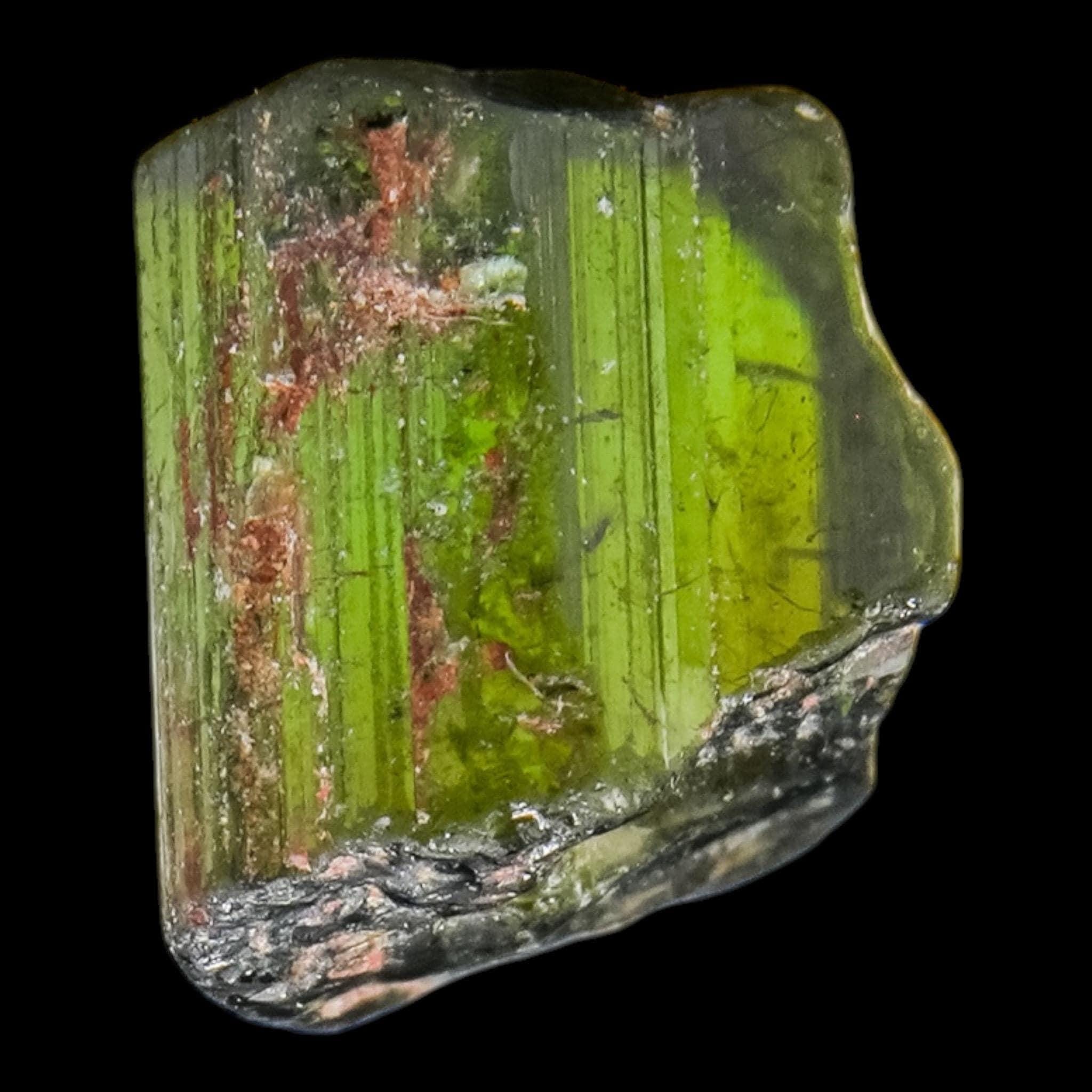 Green tourmaline crystal, raw tourmaline, natural tourmaline crystal, untreated tanzania tourmaline, mwajanga mineral specimen - Image 4