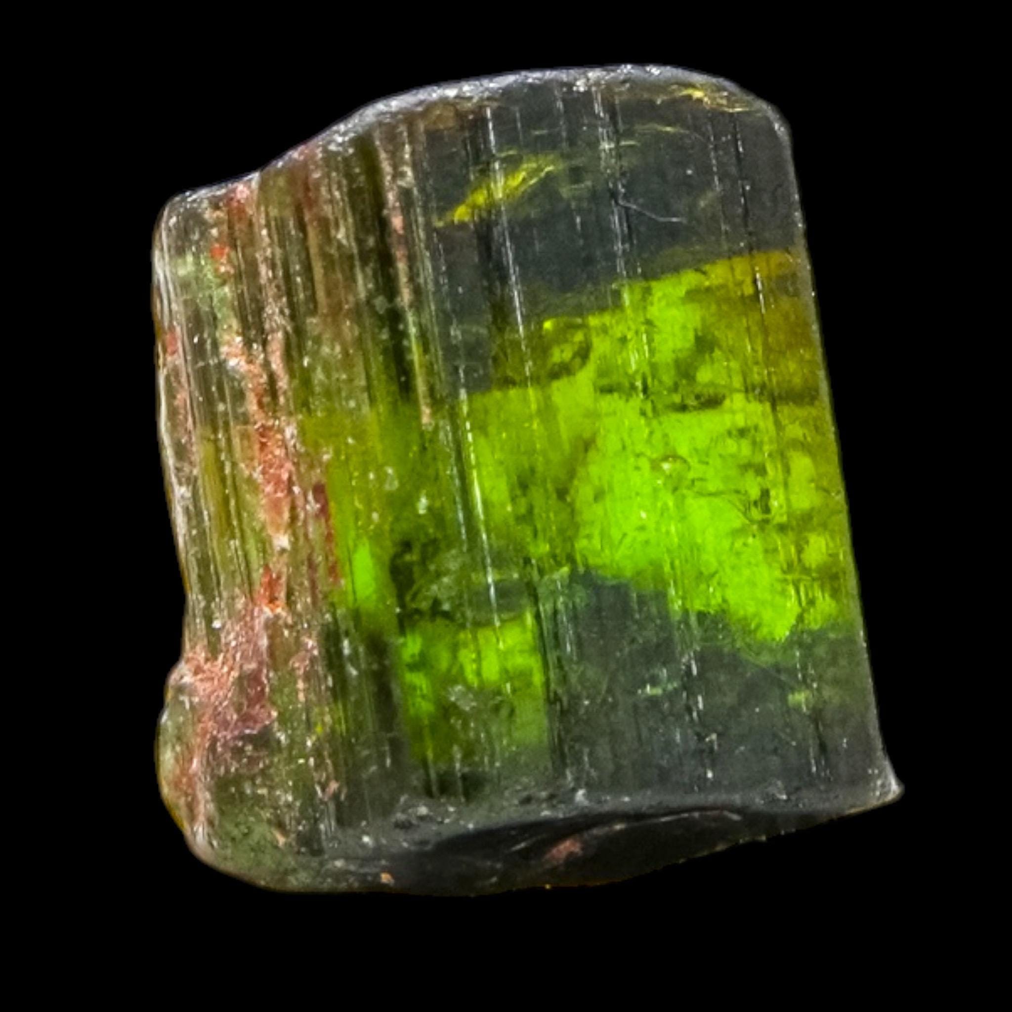 Green tourmaline crystal, raw tourmaline, natural tourmaline crystal, untreated tanzania tourmaline, mwajanga mineral specimen - Image 5
