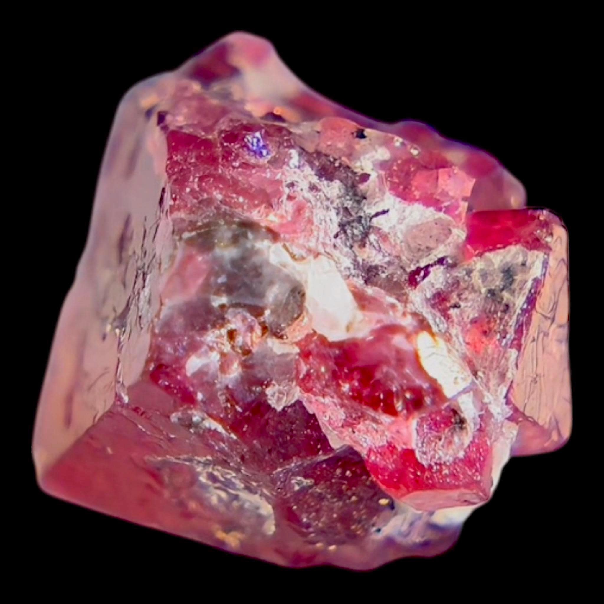 Raw pink spinel crystal, natural spinel specimen, untreated gemstone, mahenge tanzania, collector mineral, gem crystal - Image 3