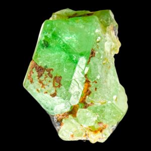 Tsavorite garnet crystal, raw tsavorite gemstone, natural garnet crystal, untreated tanzania garnet, merelani mineral specimen