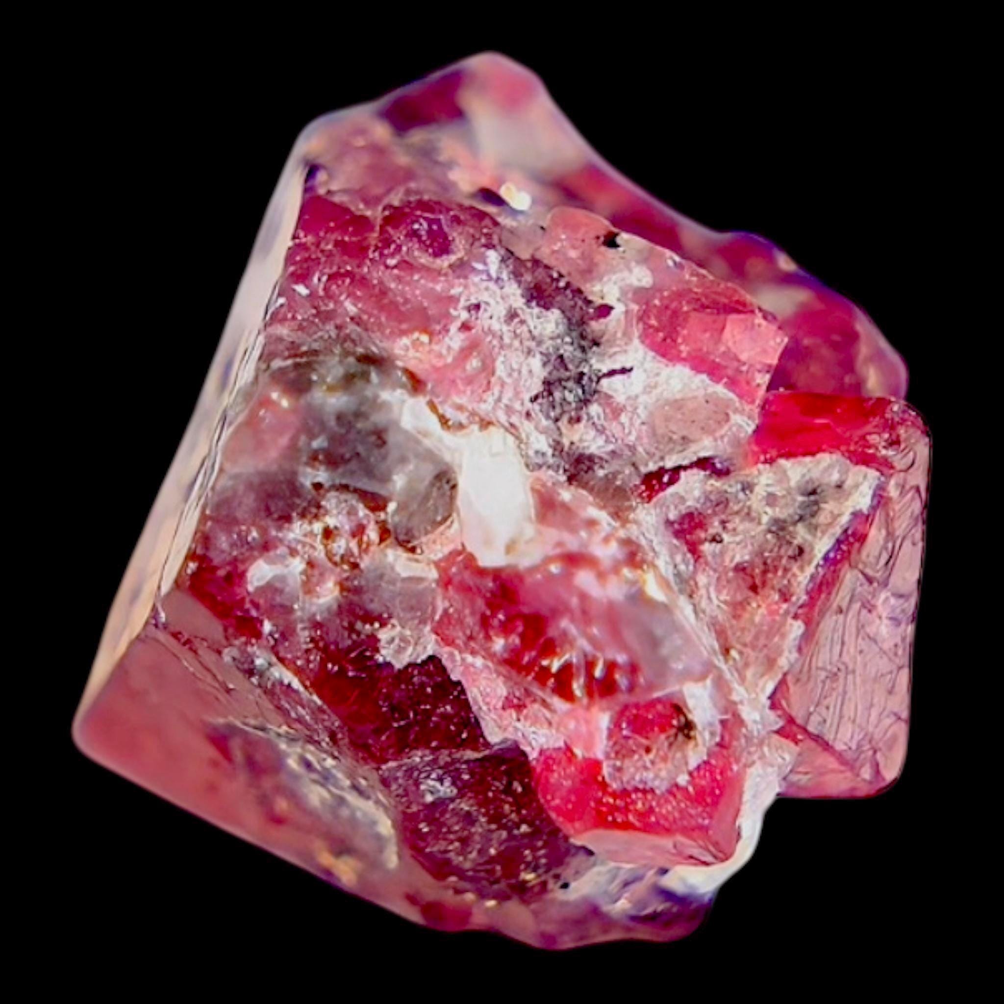 Raw pink spinel crystal, natural spinel specimen, untreated gemstone, mahenge tanzania, collector mineral, gem crystal - Image 4