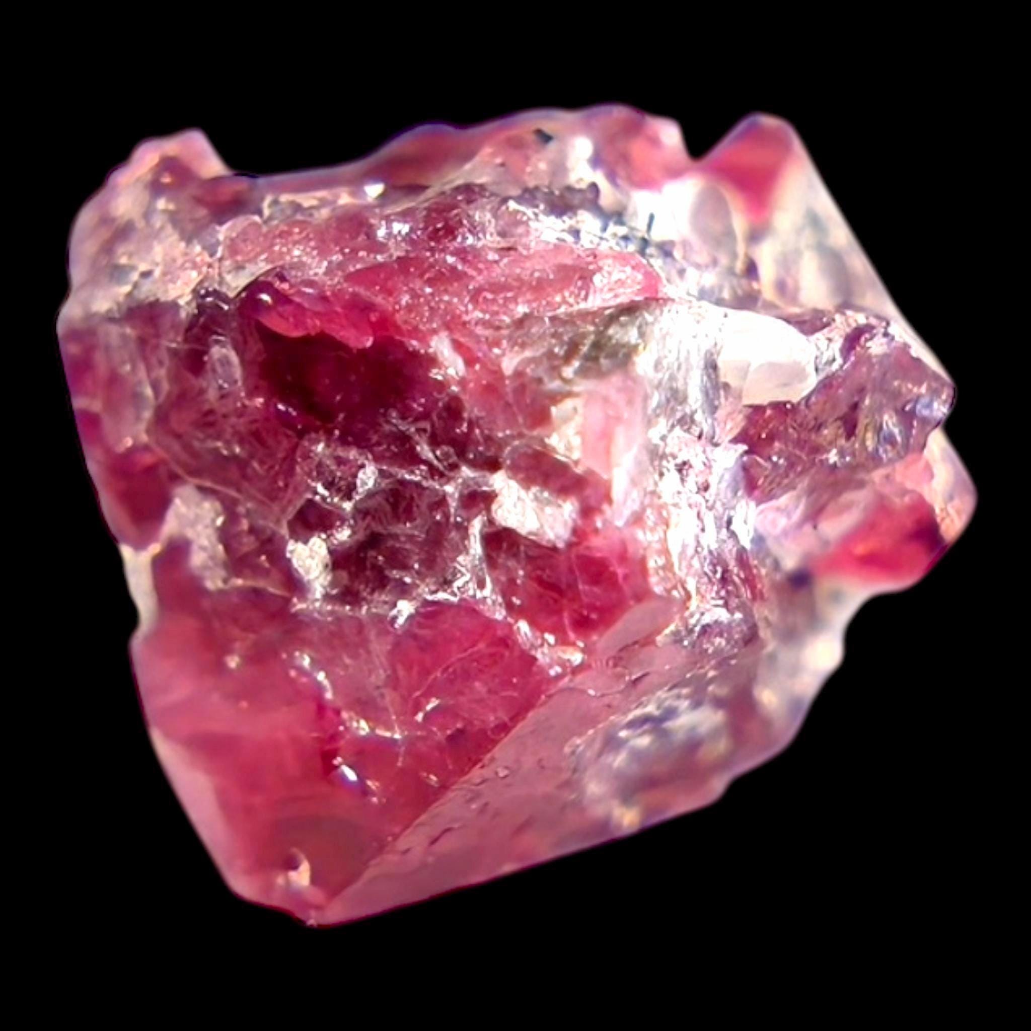 Raw pink spinel crystal, natural spinel specimen, untreated gemstone, mahenge tanzania, collector mineral, gem crystal - Image 5