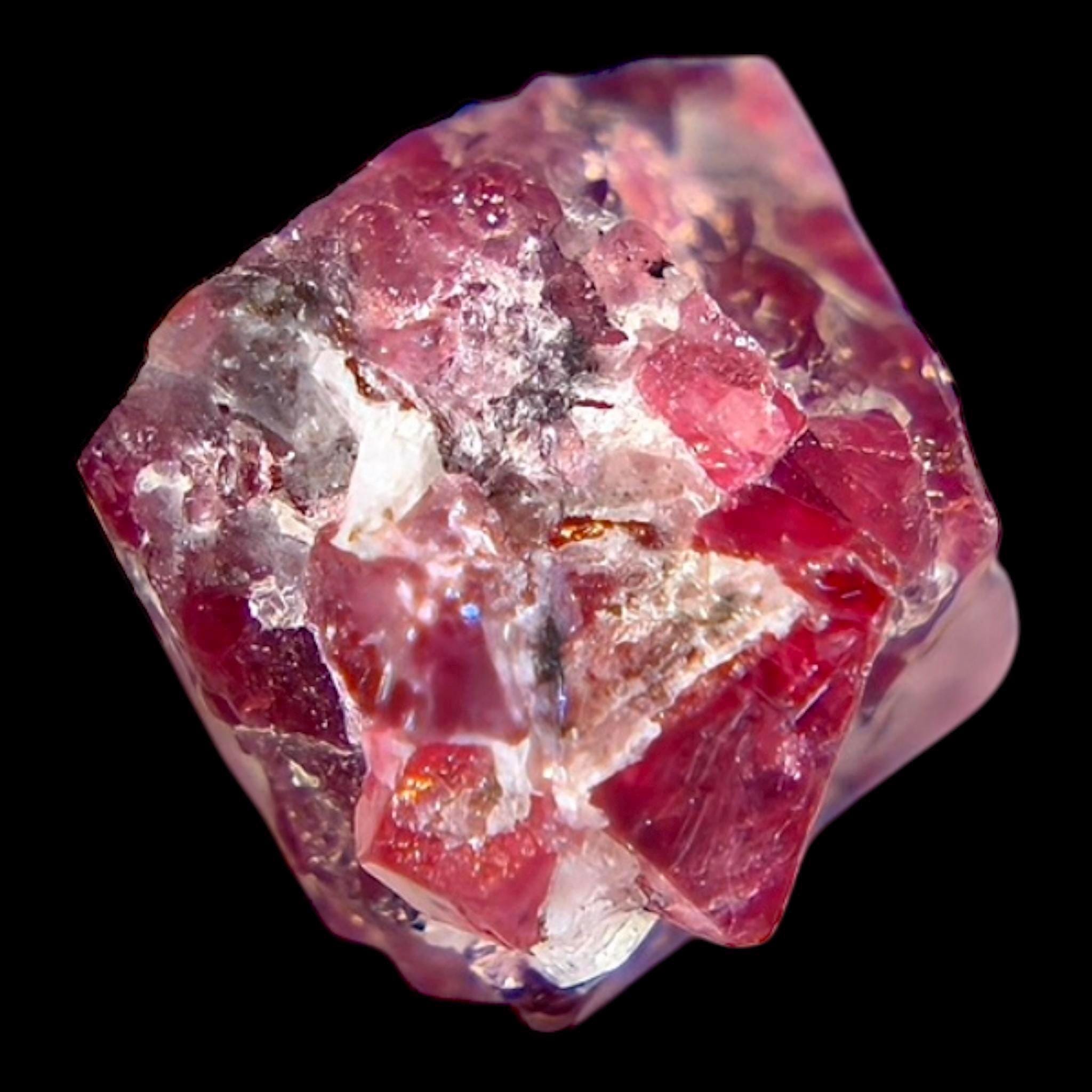 Raw pink spinel crystal, natural spinel specimen, untreated gemstone, mahenge tanzania, collector mineral, gem crystal - Image 6