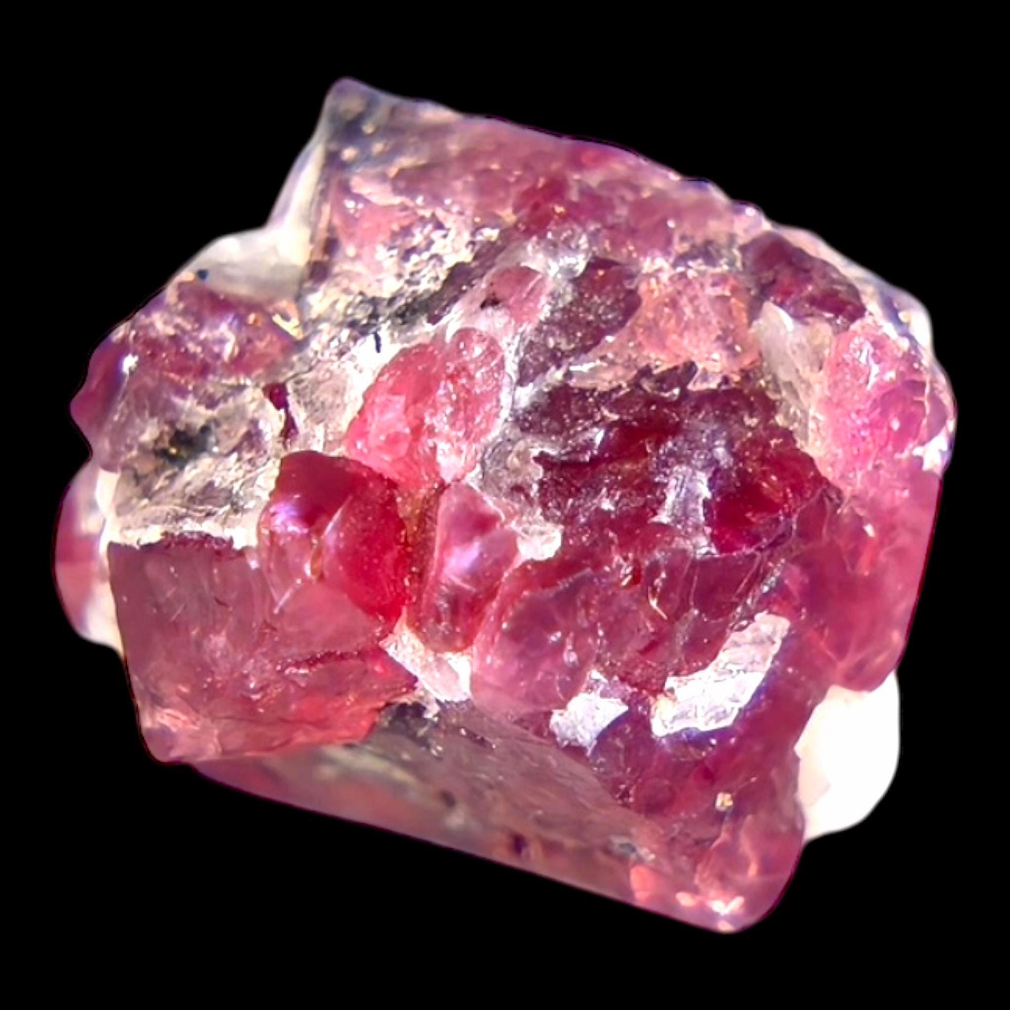 Raw pink spinel crystal, natural spinel specimen, untreated gemstone, mahenge tanzania, collector mineral, gem crystal - Image 7
