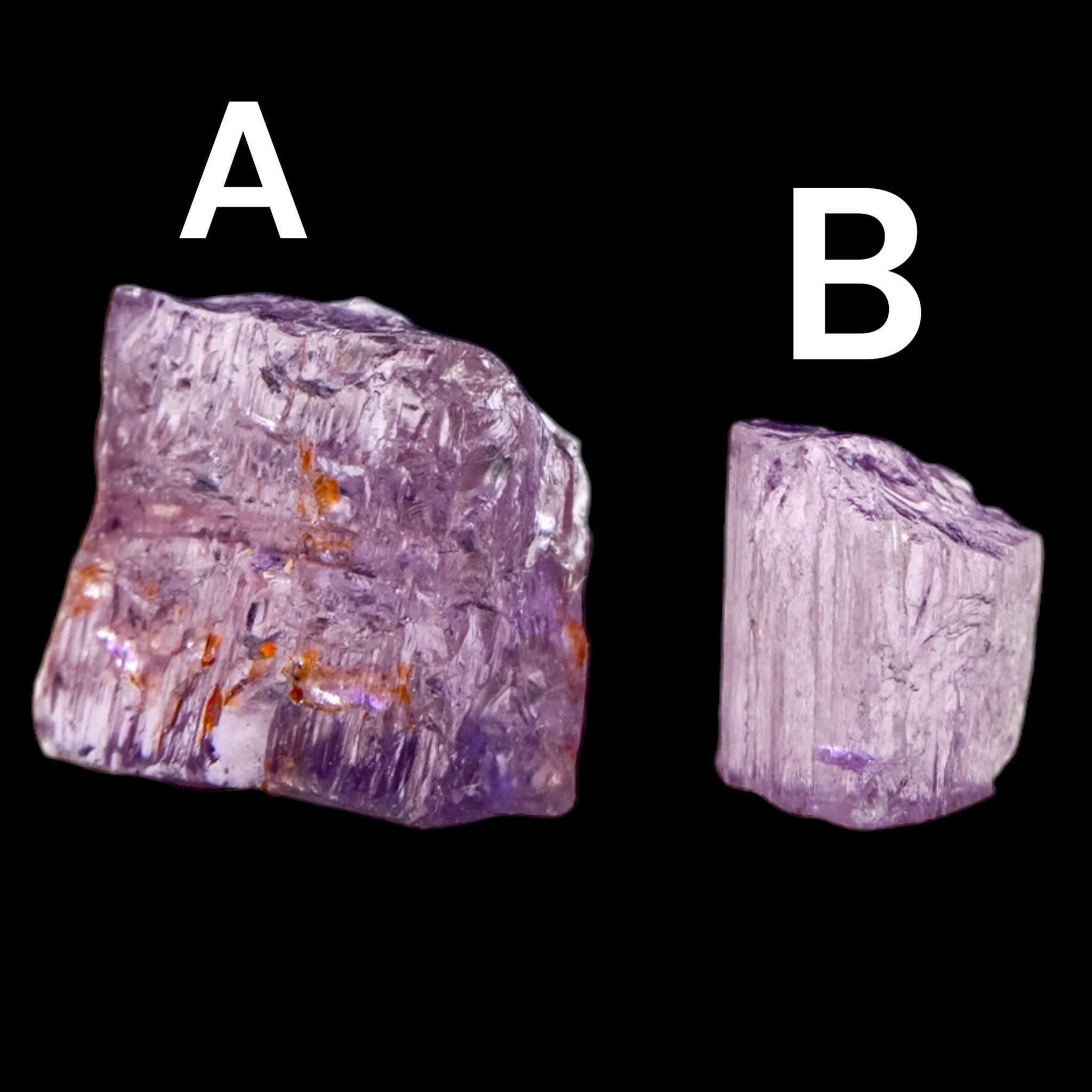 Purple scapolite crystal, raw scapolite gemstone, natural scapolite rough, untreated tanzania crystal, merelani mineral specimen - Image 2