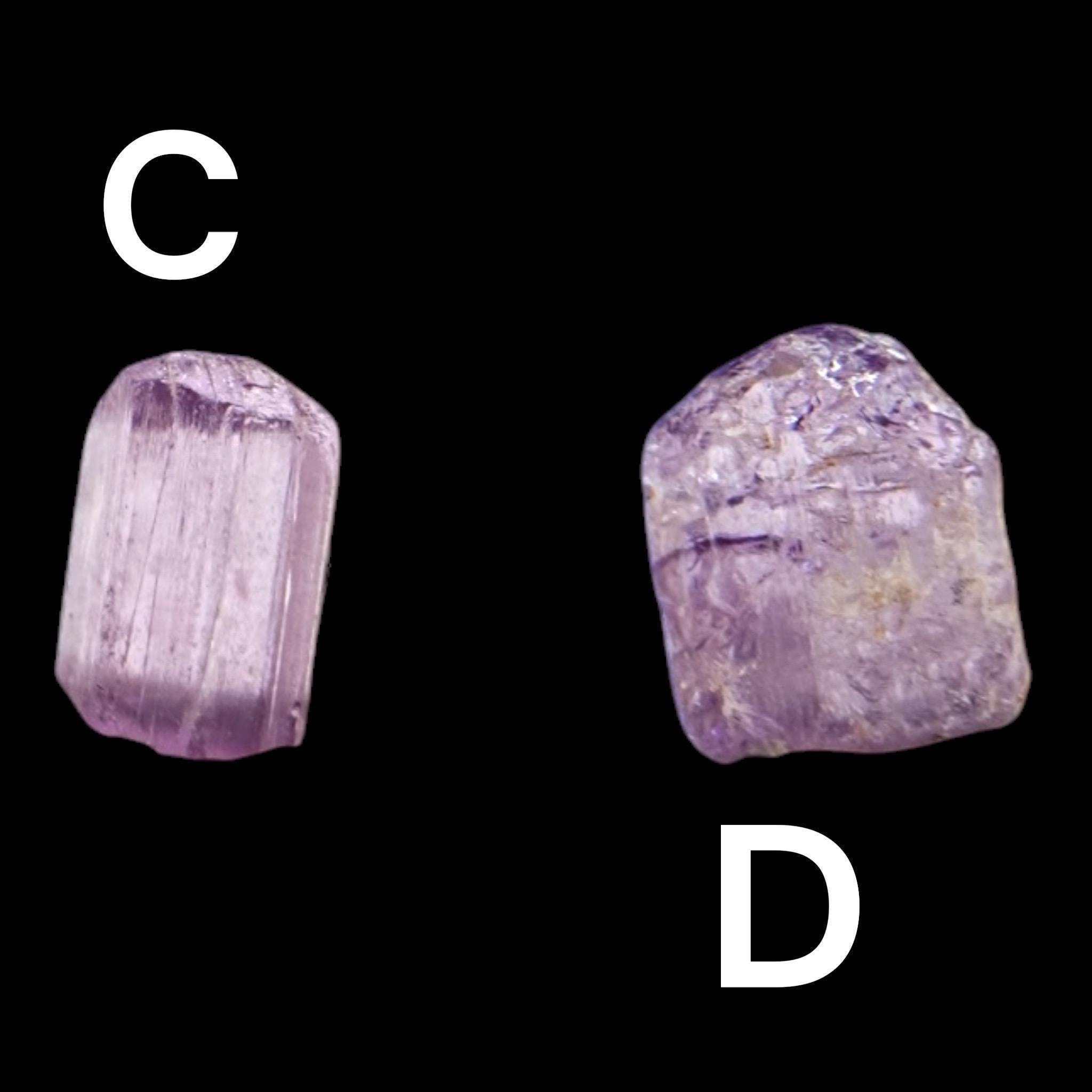 Purple scapolite crystal, raw scapolite gemstone, natural scapolite rough, untreated tanzania crystal, merelani mineral specimen - Image 3