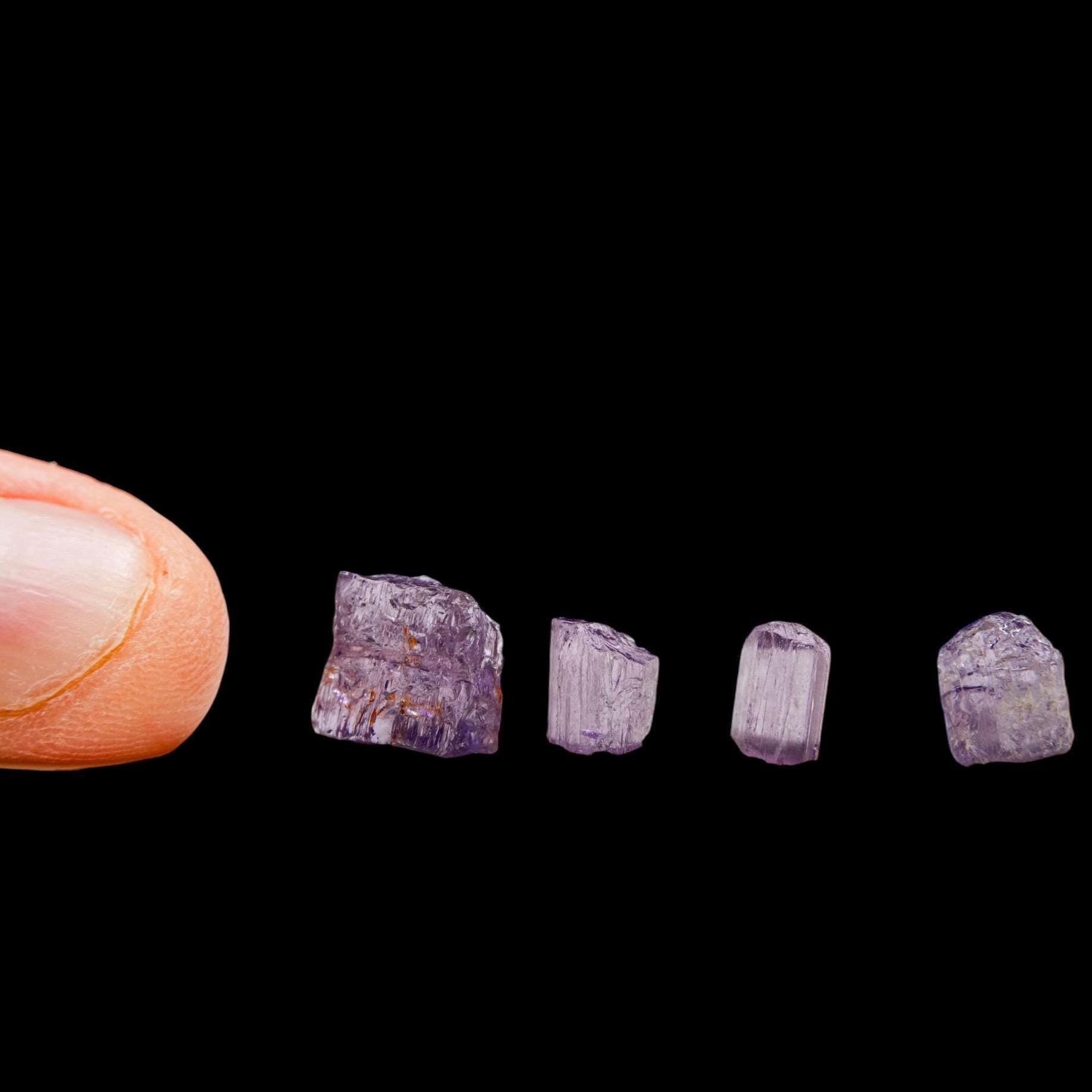 Purple scapolite crystal, raw scapolite gemstone, natural scapolite rough, untreated tanzania crystal, merelani mineral specimen - Image 4