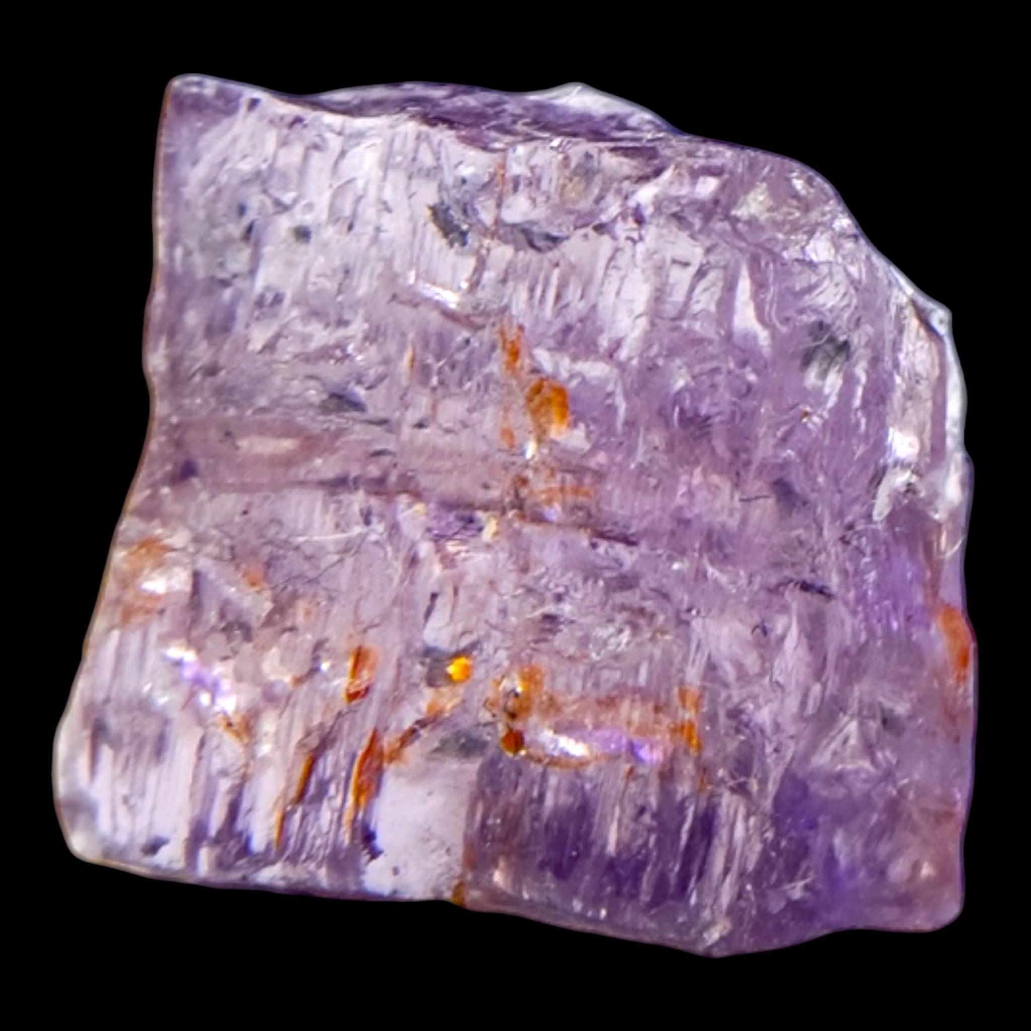 Purple scapolite crystal, raw scapolite gemstone, natural scapolite rough, untreated tanzania crystal, merelani mineral specimen - Image 7