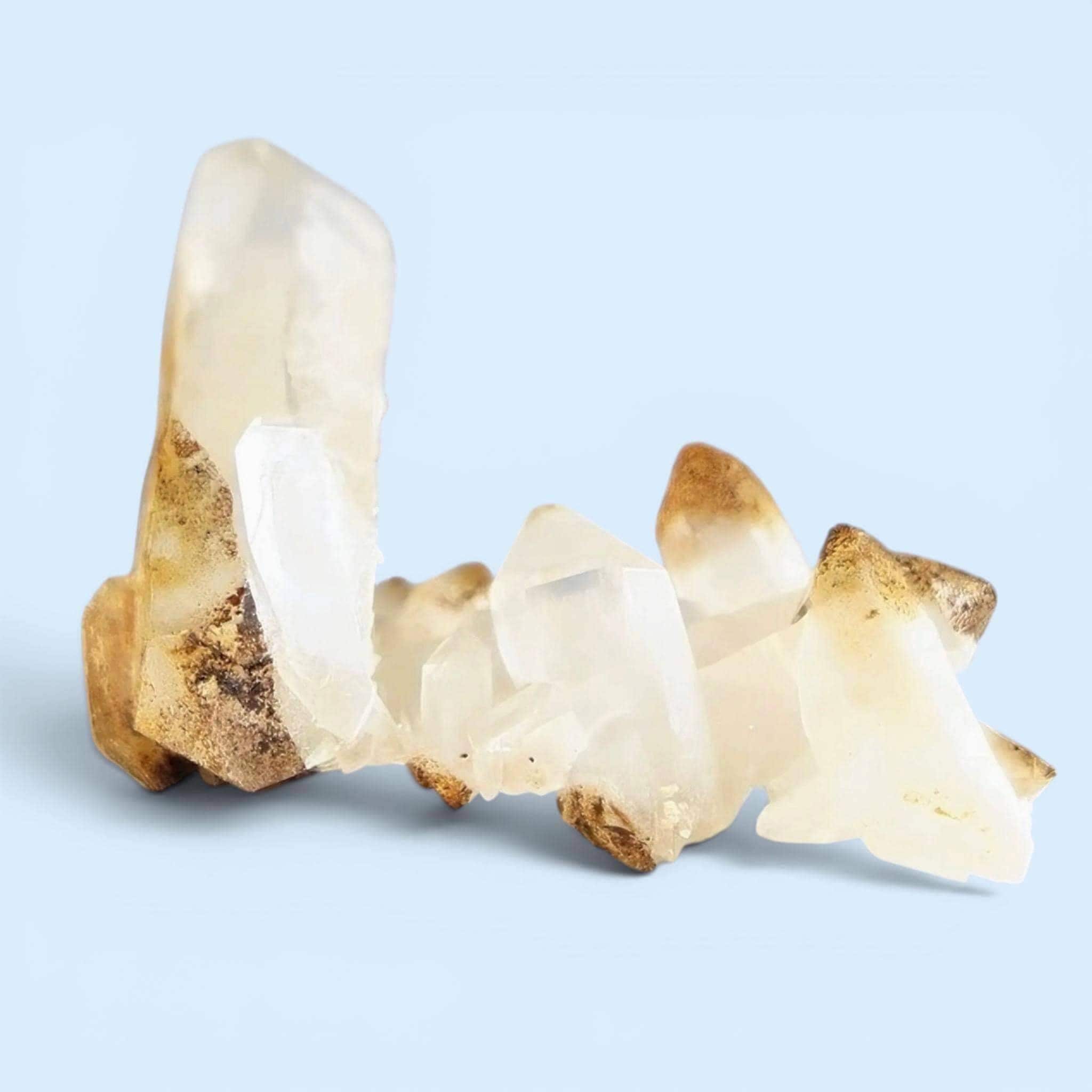 Swiss quartz crystal cluster, clear quartz crystal, alpine quartz specimen, natural mineral specimen, swiss alps quartz
