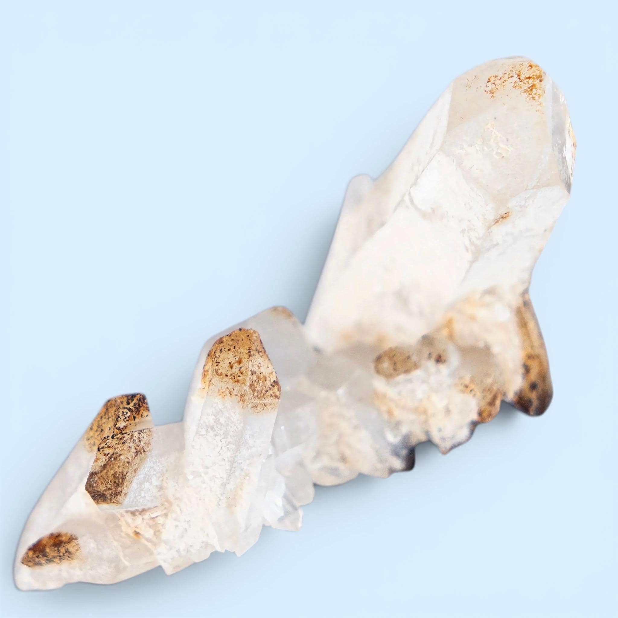 Swiss quartz crystal cluster, clear quartz crystal, alpine quartz specimen, natural mineral specimen, swiss alps quartz - Image 3