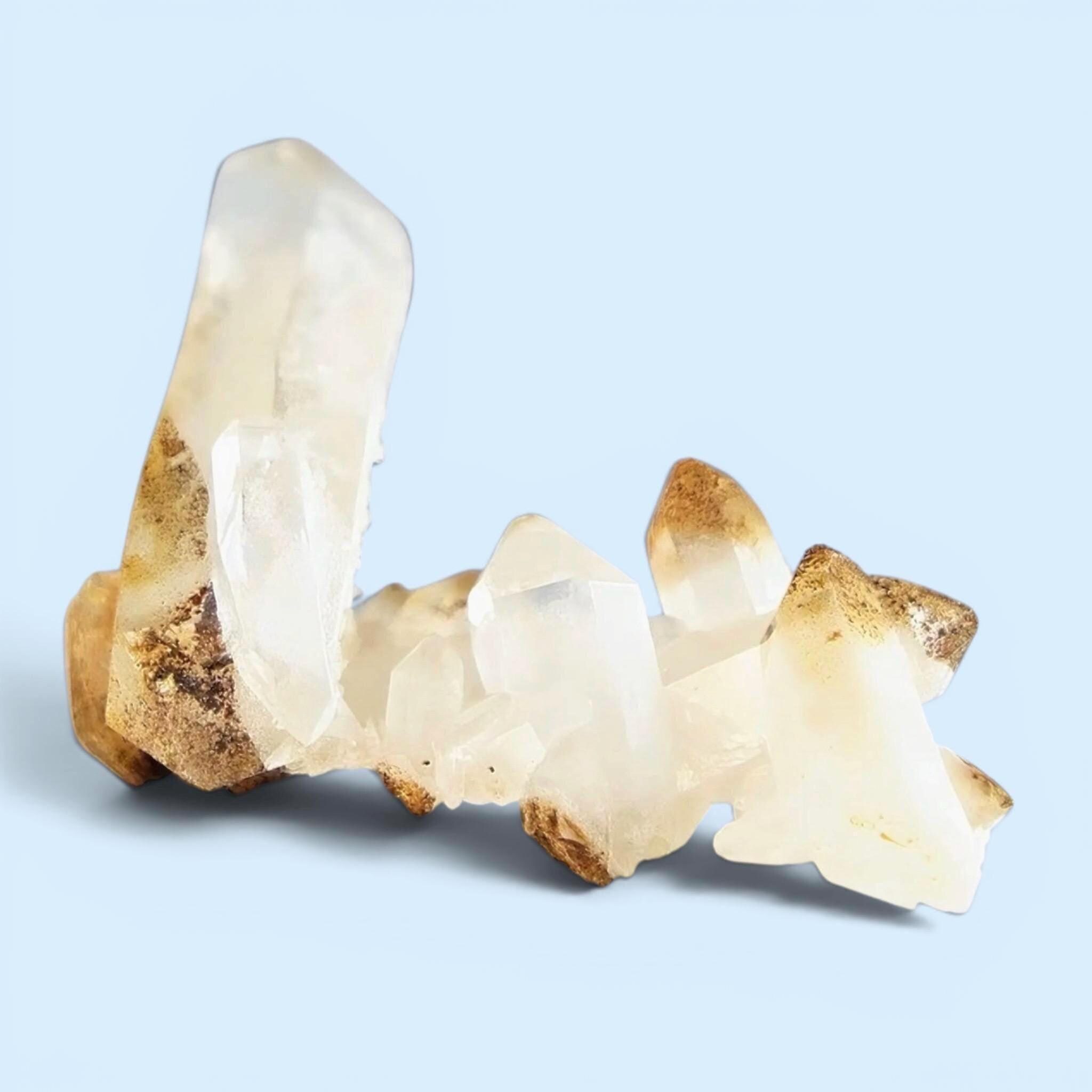 Swiss quartz crystal cluster, clear quartz crystal, alpine quartz specimen, natural mineral specimen, swiss alps quartz - Image 5