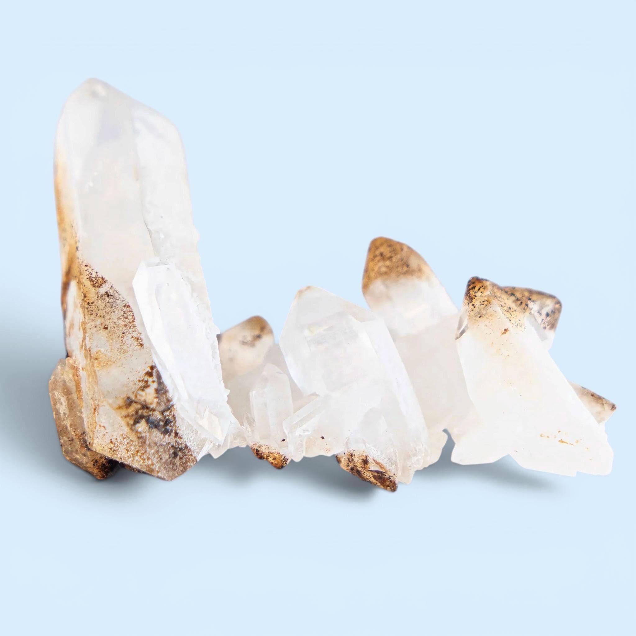 Swiss quartz crystal cluster, clear quartz crystal, alpine quartz specimen, natural mineral specimen, swiss alps quartz - Image 6