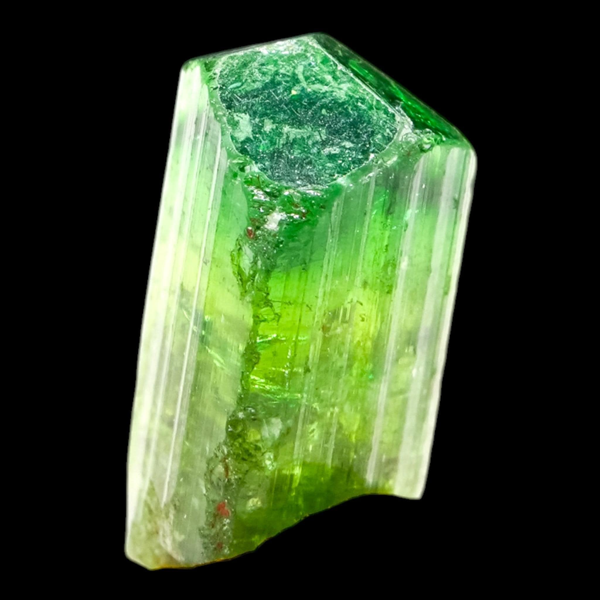Chrome tourmaline crystal, green tourmaline crystal, natural tourmaline crystal, raw green crystal, collector mineral specimen - Image 4