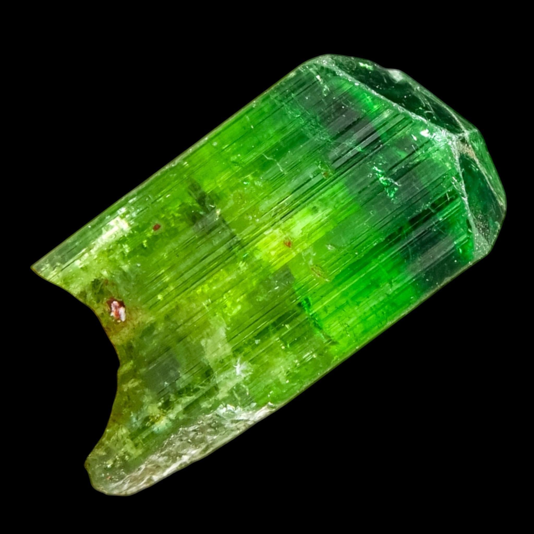 Chrome tourmaline crystal, green tourmaline crystal, natural tourmaline crystal, raw green crystal, collector mineral specimen - Image 5