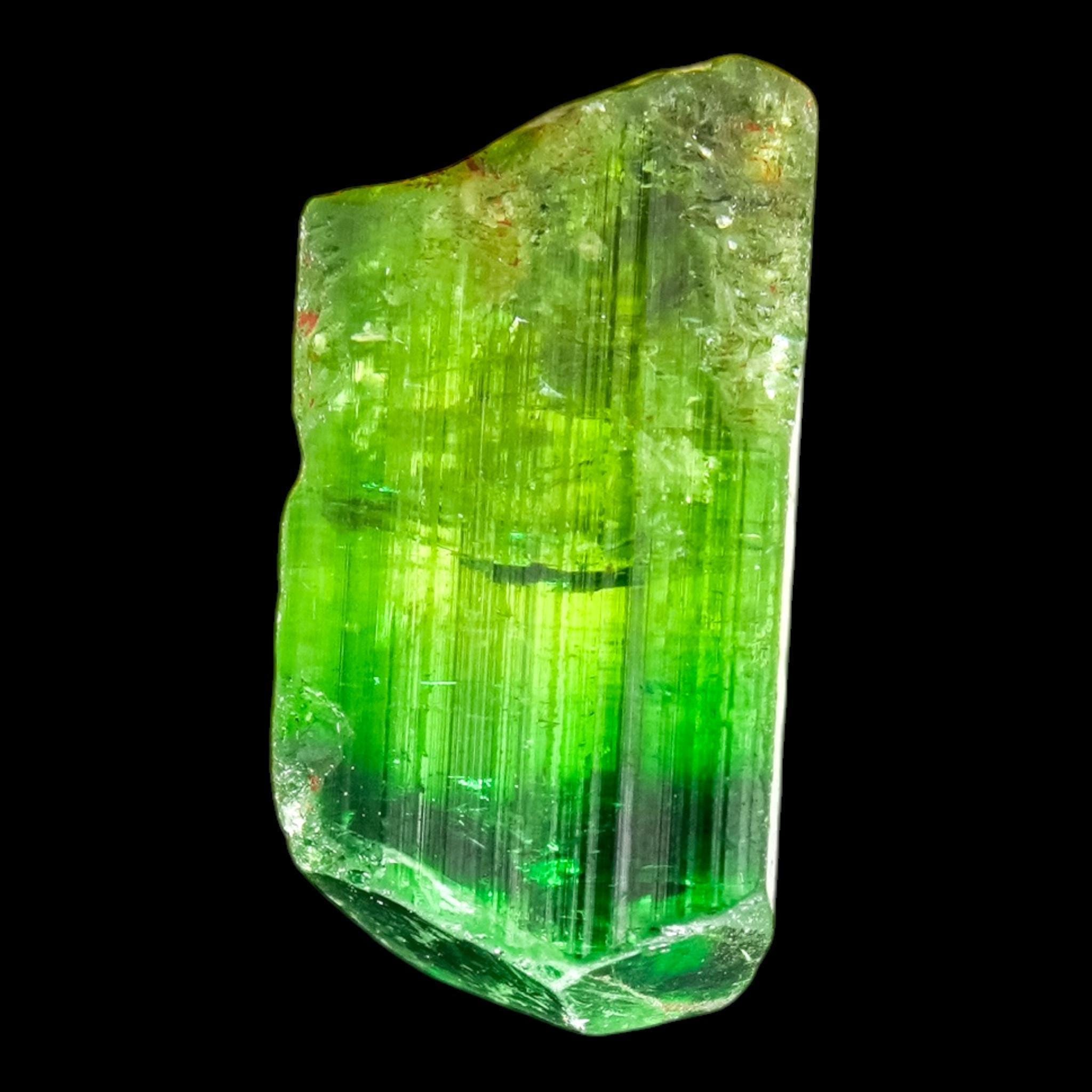 Chrome tourmaline crystal, green tourmaline crystal, natural tourmaline crystal, raw green crystal, collector mineral specimen - Image 6