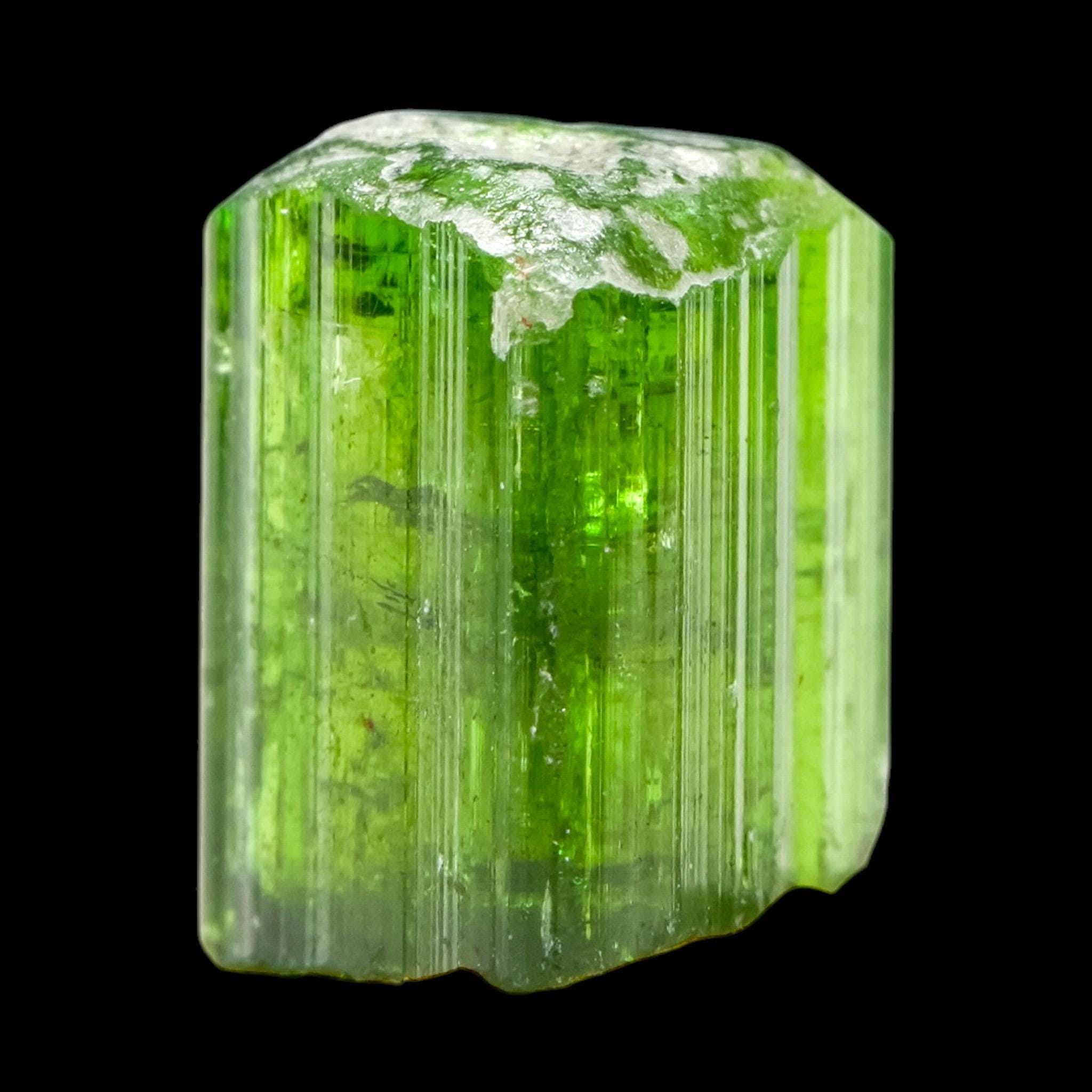Green tourmaline crystal, chrome tourmaline crystal, raw tourmaline crystal, natural green crystal, tanzania mineral specimen