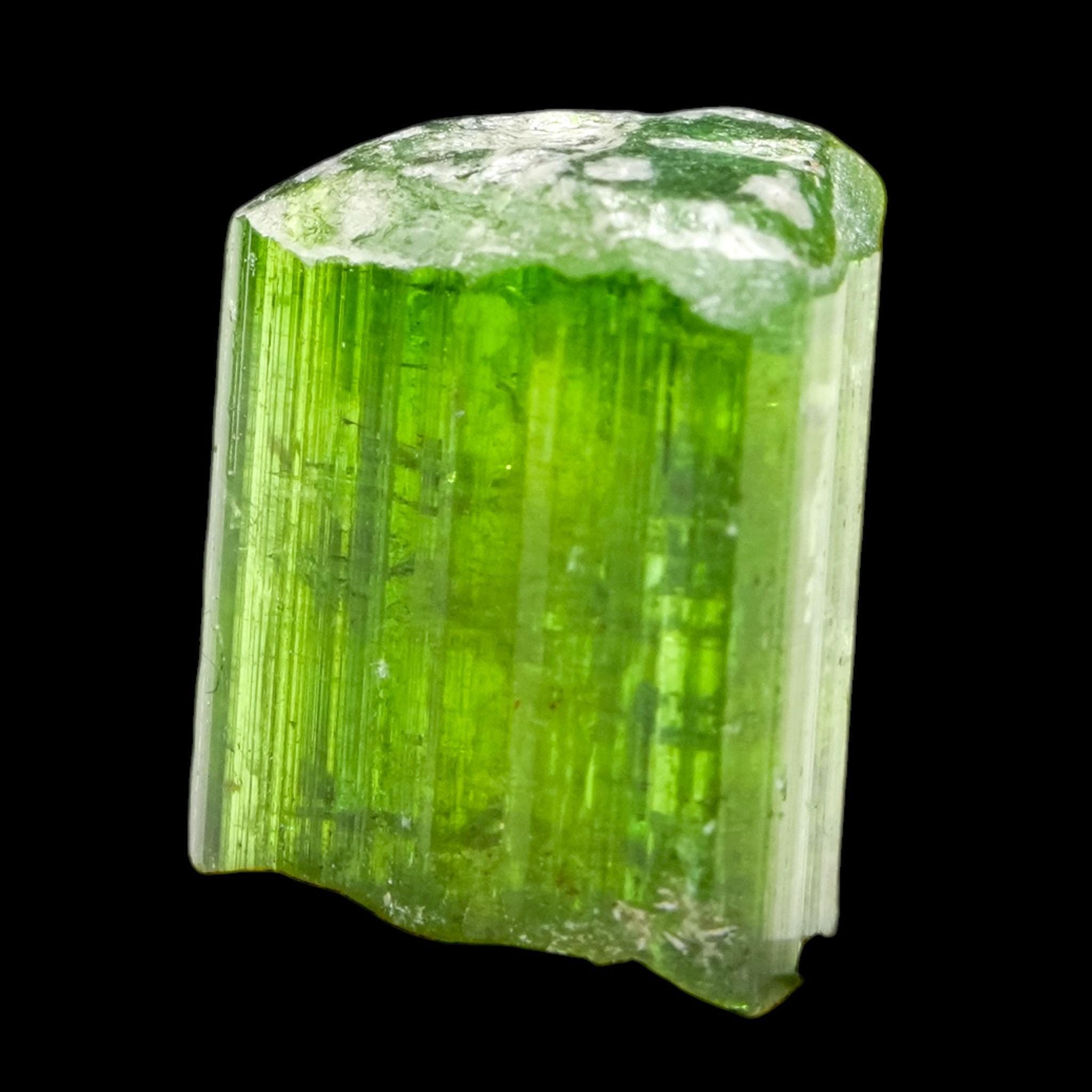 Green tourmaline crystal, chrome tourmaline crystal, raw tourmaline crystal, natural green crystal, tanzania mineral specimen - Image 2