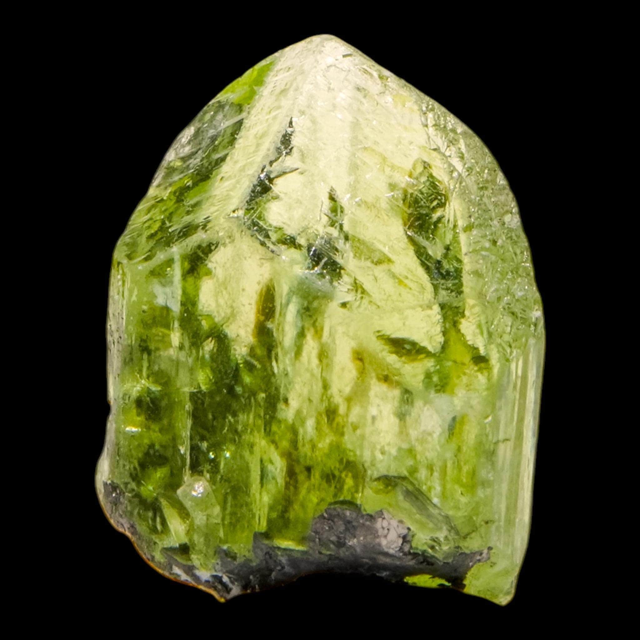 Green diopside crystal, diopside crystal, raw green crystal, natural mineral specimen, collector crystal from tanzania