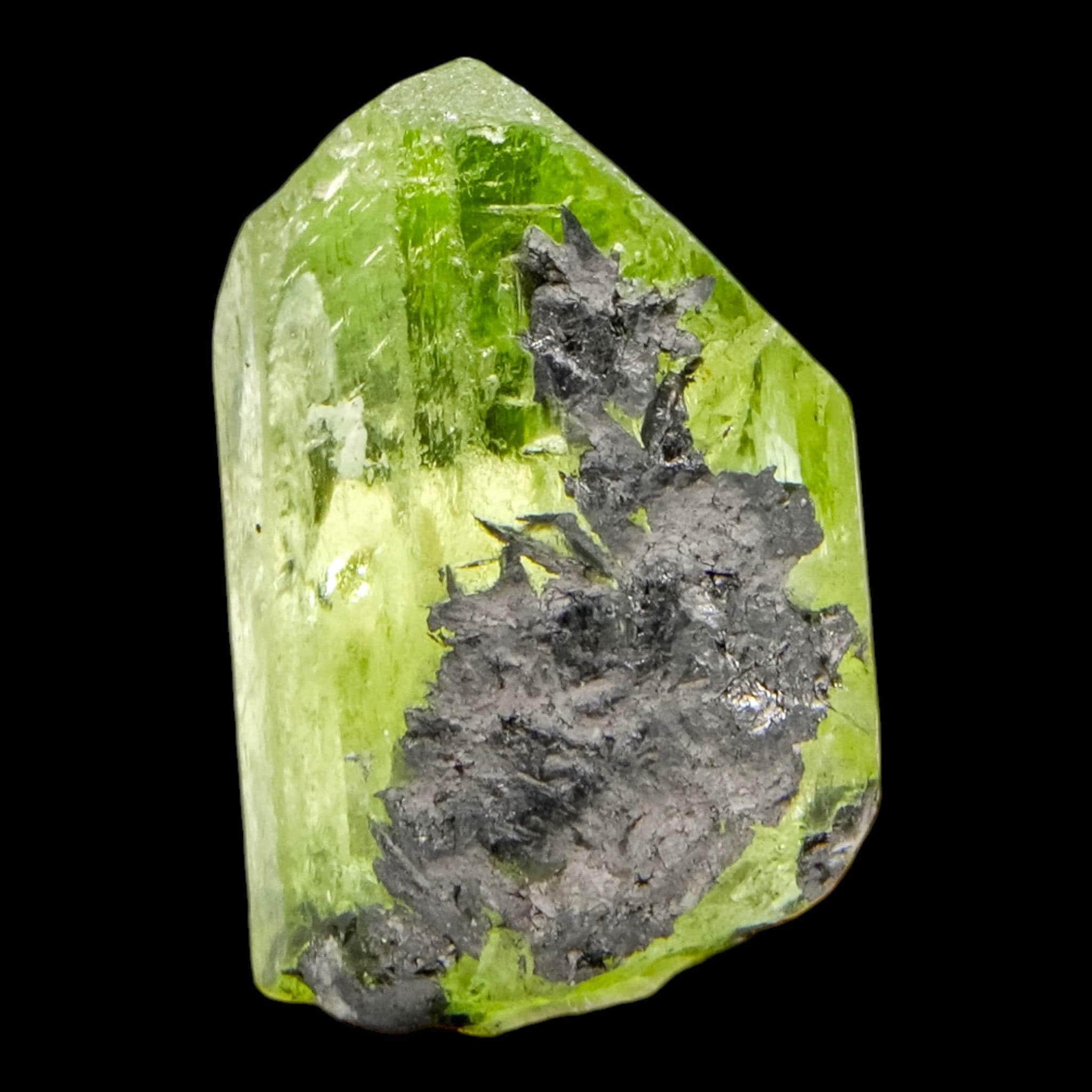 Green diopside crystal, diopside crystal, raw green crystal, natural mineral specimen, collector crystal from tanzania - Image 3