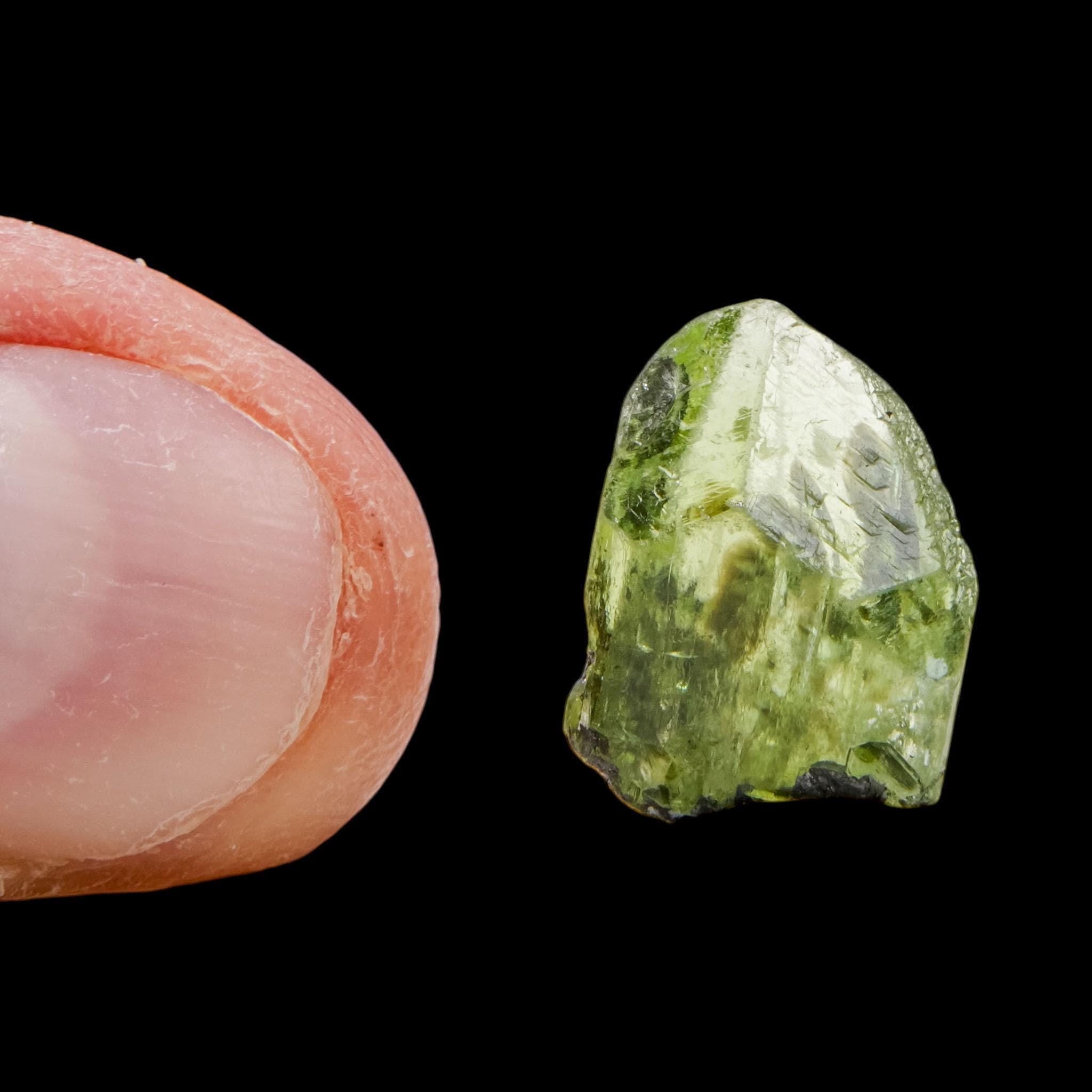 Green diopside crystal, diopside crystal, raw green crystal, natural mineral specimen, collector crystal from tanzania - Image 6
