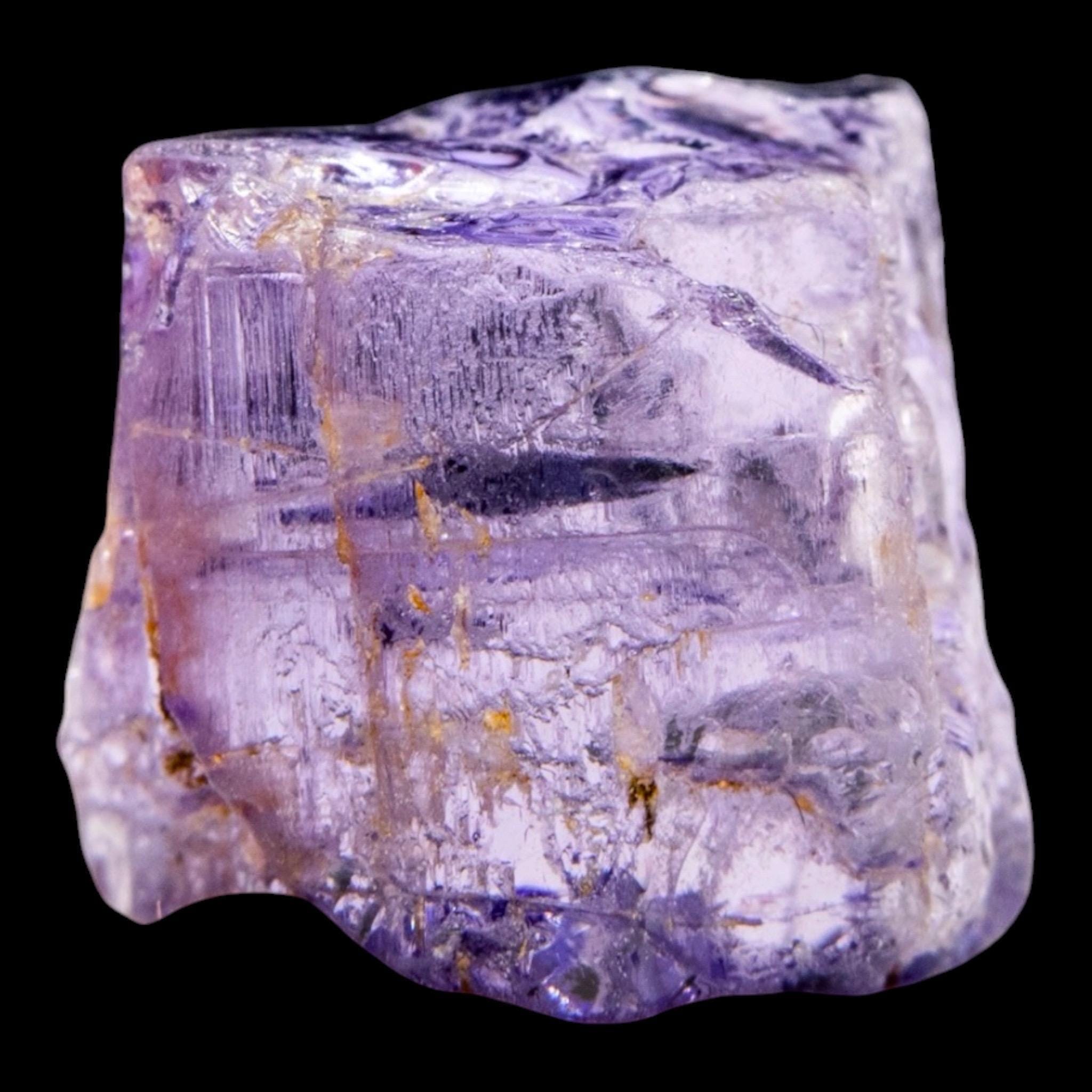 Purple scapolite crystal, natural scapolite crystal, rare purple crystal rough, raw gemstone crystal, collector mineral - Image 2