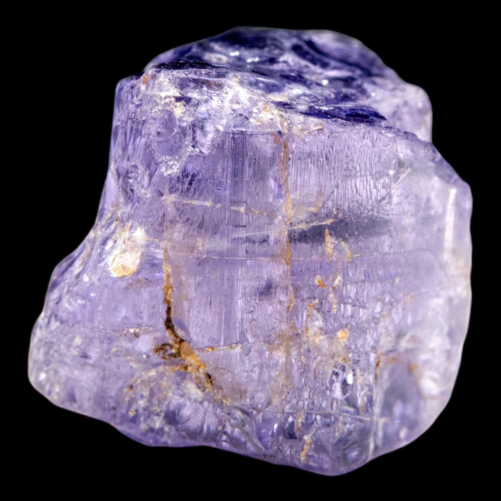 Purple scapolite crystal, natural scapolite crystal, rare purple crystal rough, raw gemstone crystal, collector mineral - Image 4