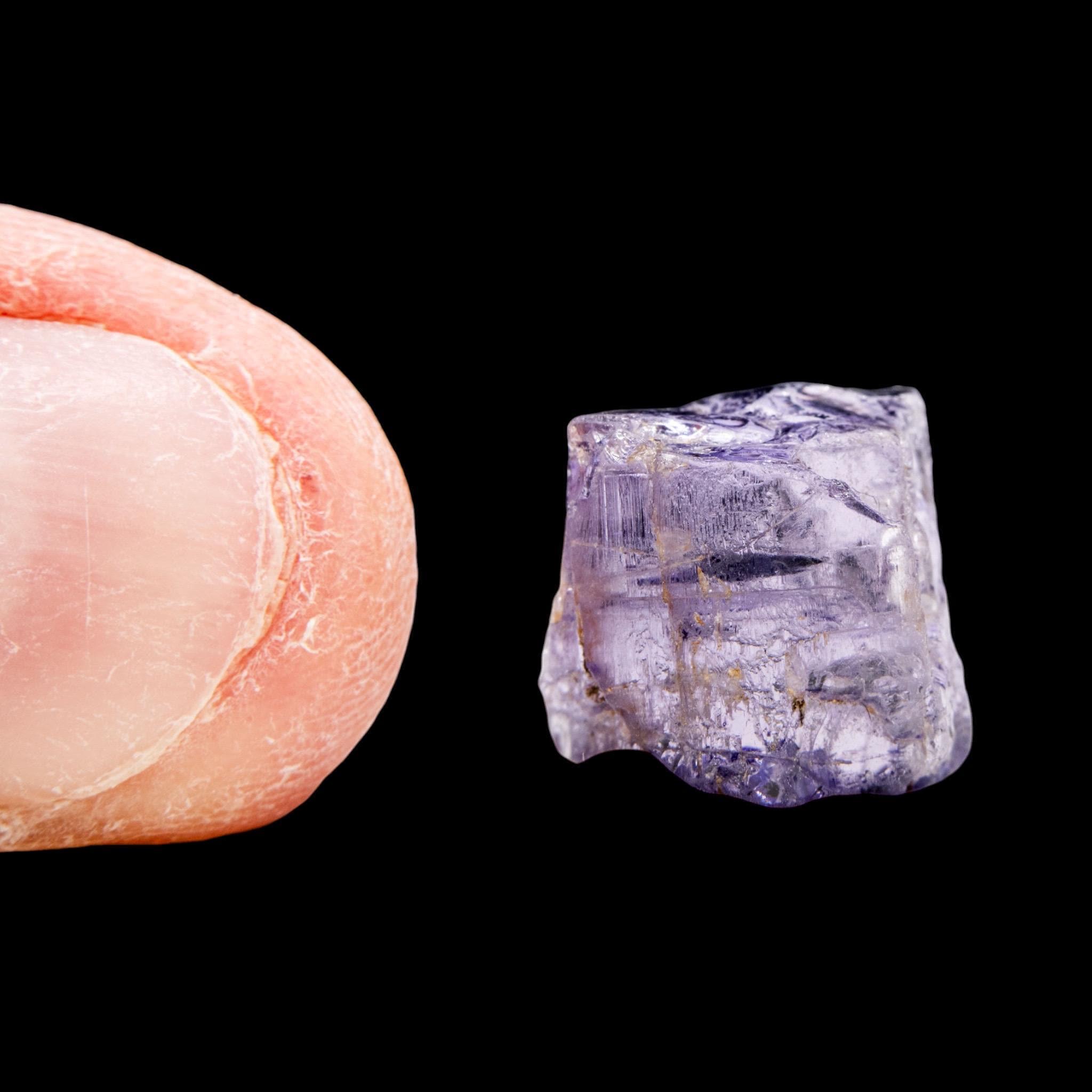 Purple scapolite crystal, natural scapolite crystal, rare purple crystal rough, raw gemstone crystal, collector mineral - Image 6