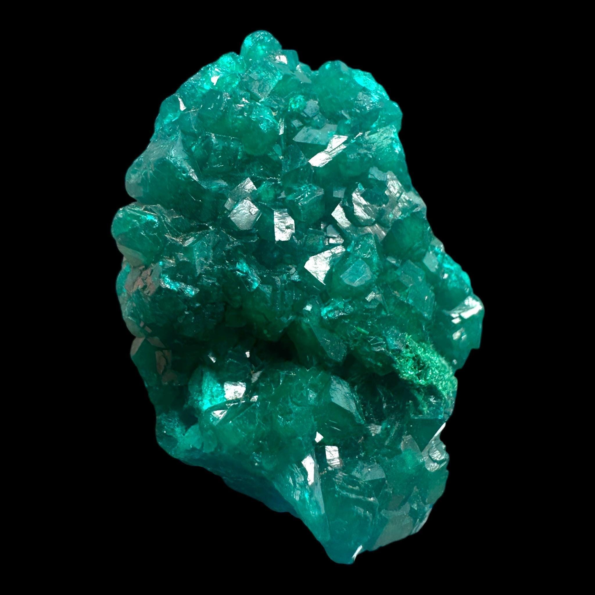 Dioptase crystal, dioptase specimen, dioptase cluster, raw dioptase crystal, dioptase with malachite, musonoi mine congo - Image 3