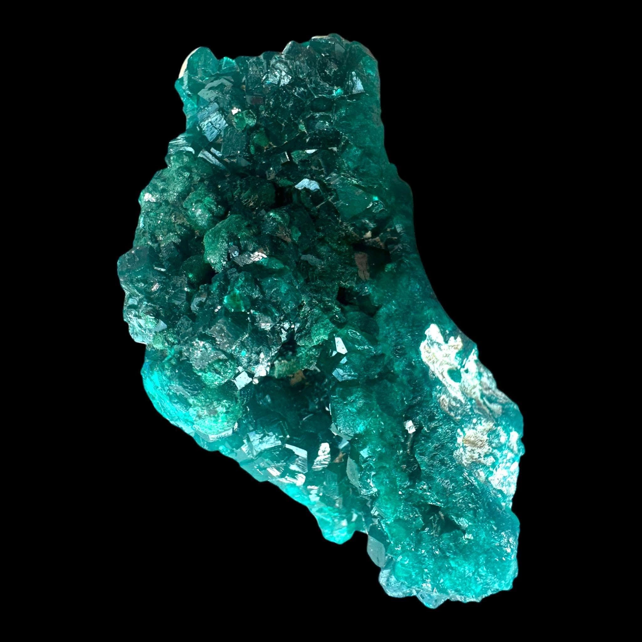 Dioptase crystal with malachite, dioptase specimen, raw dioptase crystal, green dioptase mineral, natural crystal from congo - Image 6