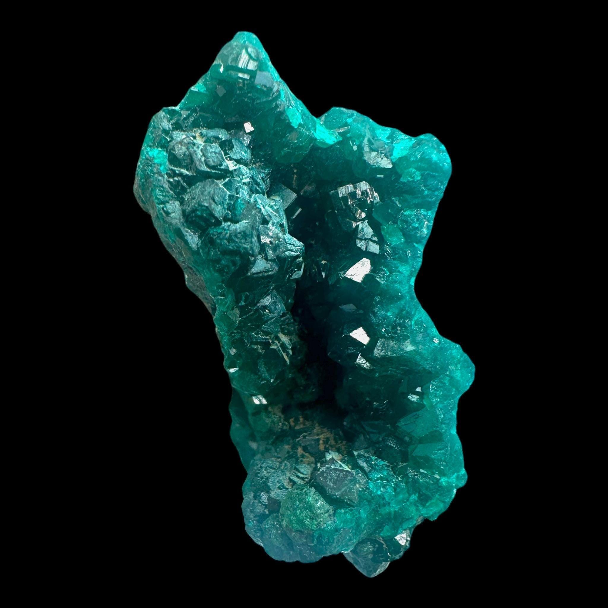 Dioptase crystal with malachite, dioptase specimen, raw dioptase crystal, green dioptase mineral, natural crystal from congo - Image 7