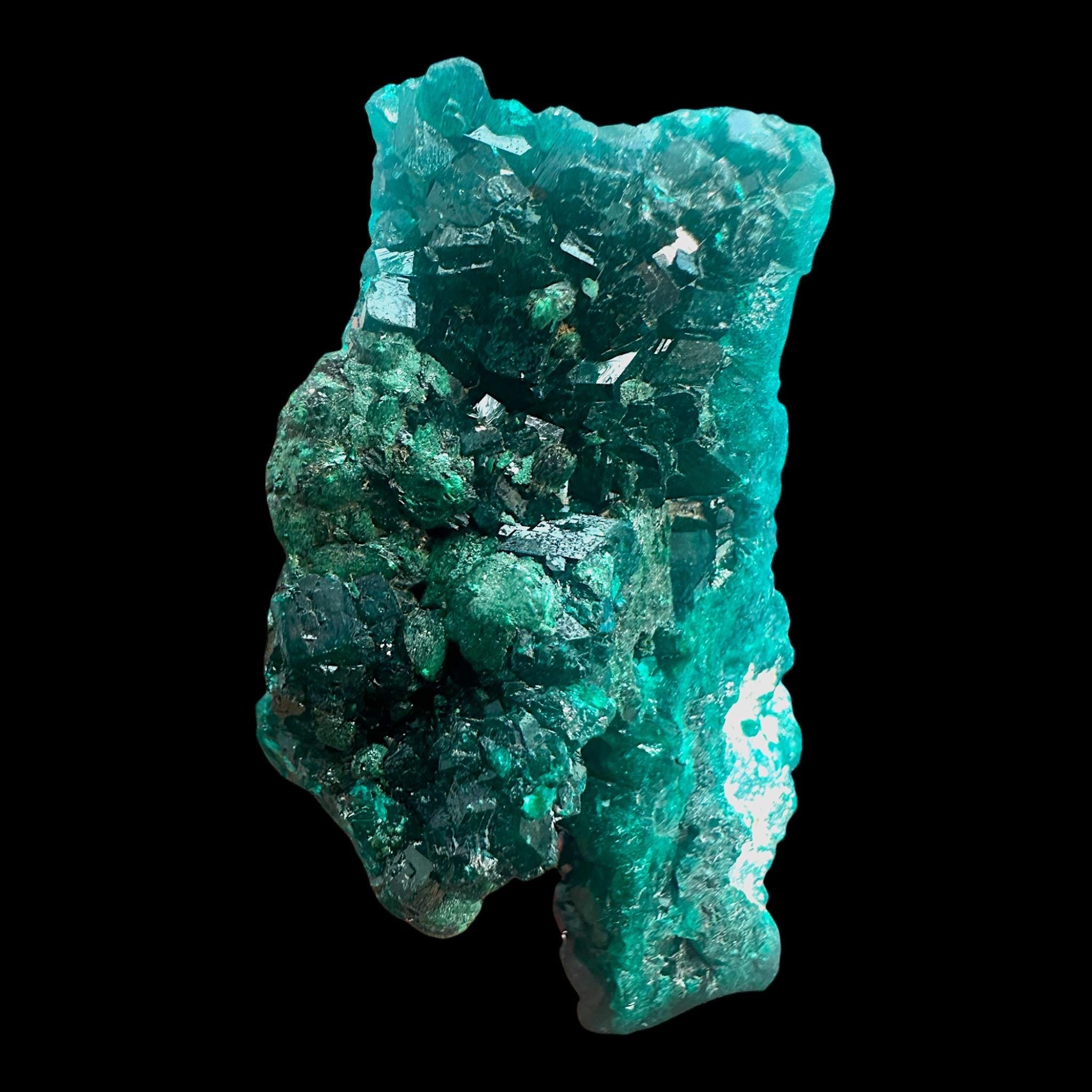 Dioptase crystal with malachite, dioptase specimen, raw dioptase crystal, green dioptase mineral, natural crystal from congo - Image 9
