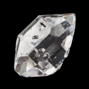 Herkimer diamond crystal, double terminated quartz crystal, clear quartz specimen, raw crystal, new york collector mineral
