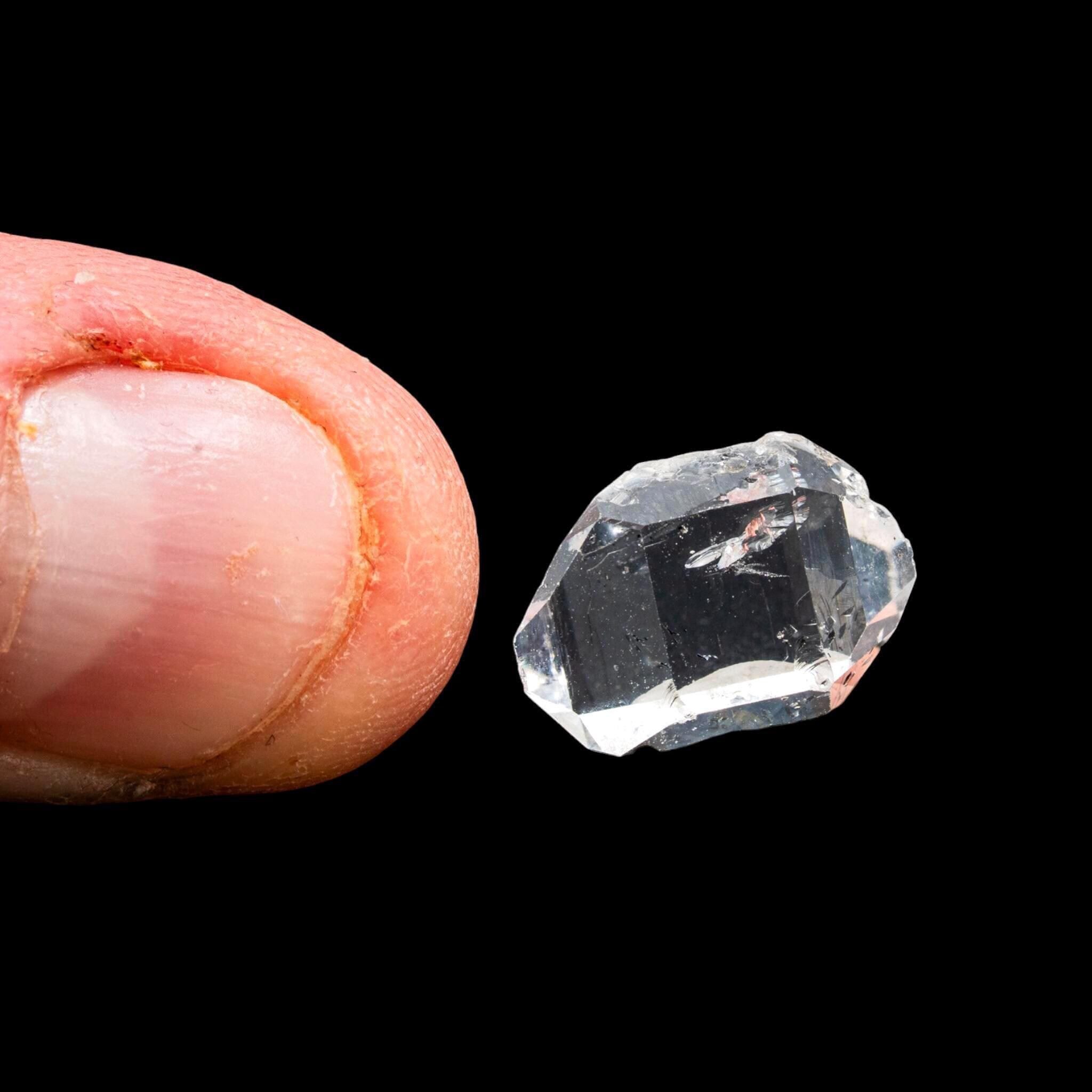 Herkimer diamond crystal, double terminated quartz, clear quartz crystal, raw crystal specimen, herkimer new york - Image 6