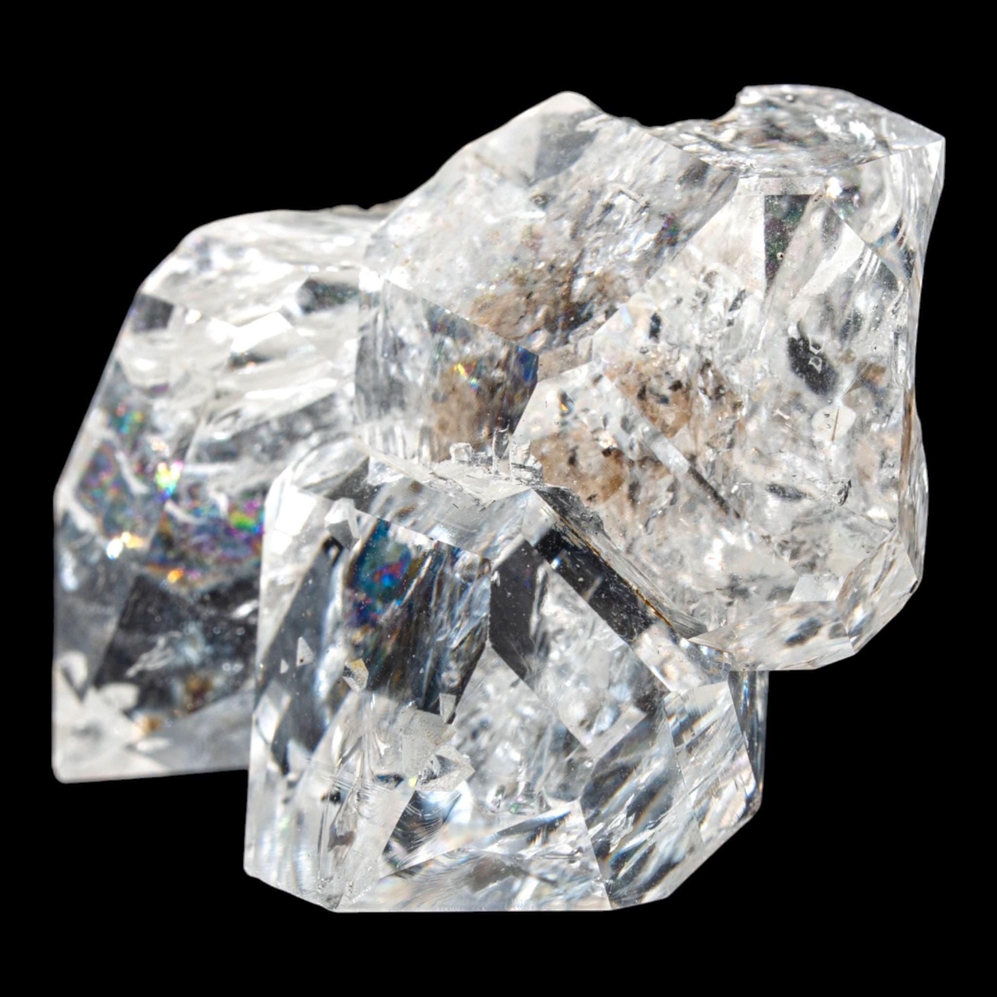 Herkimer diamond crystal, double terminated quartz crystal, clear quartz crystal, raw crystal specimen, collector mineral - Image 3