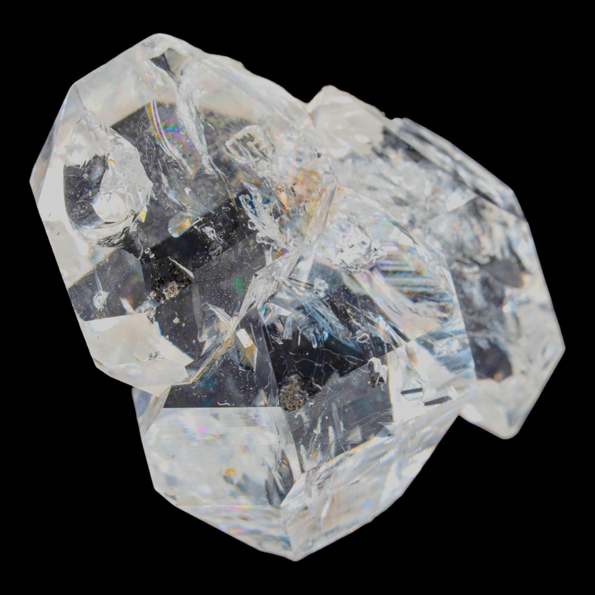 Herkimer diamond crystal, double terminated quartz crystal, clear quartz crystal, raw crystal specimen, collector mineral - Image 6