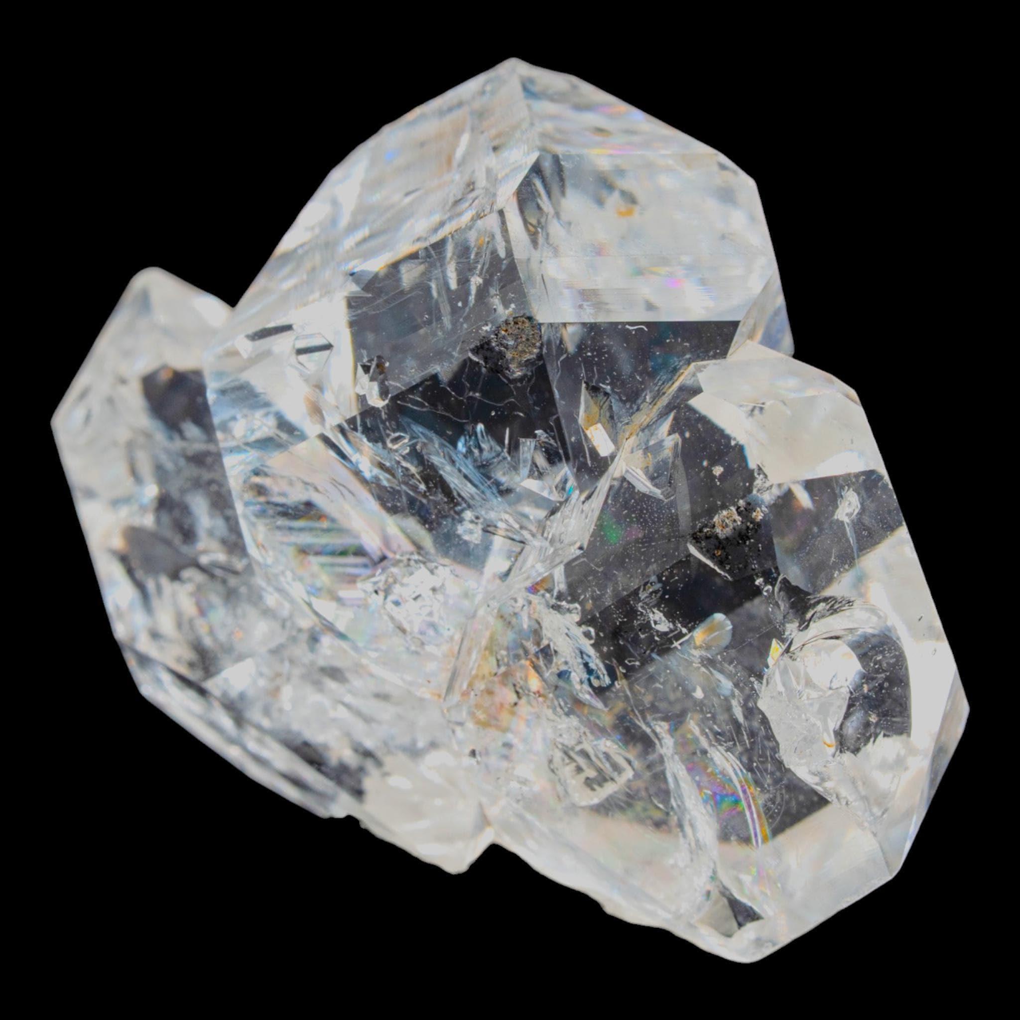 Herkimer diamond crystal, double terminated quartz crystal, clear quartz crystal, raw crystal specimen, collector mineral - Image 7