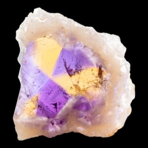 Ametrine crystal slab, polished ametrine quartz, natural mineral slice, display from bolivia
