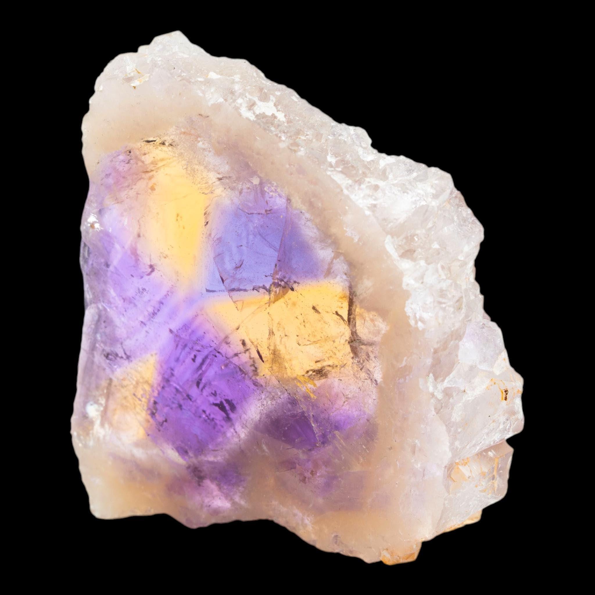 Ametrine crystal slab, polished ametrine quartz, natural mineral slice, display from bolivia - Image 4