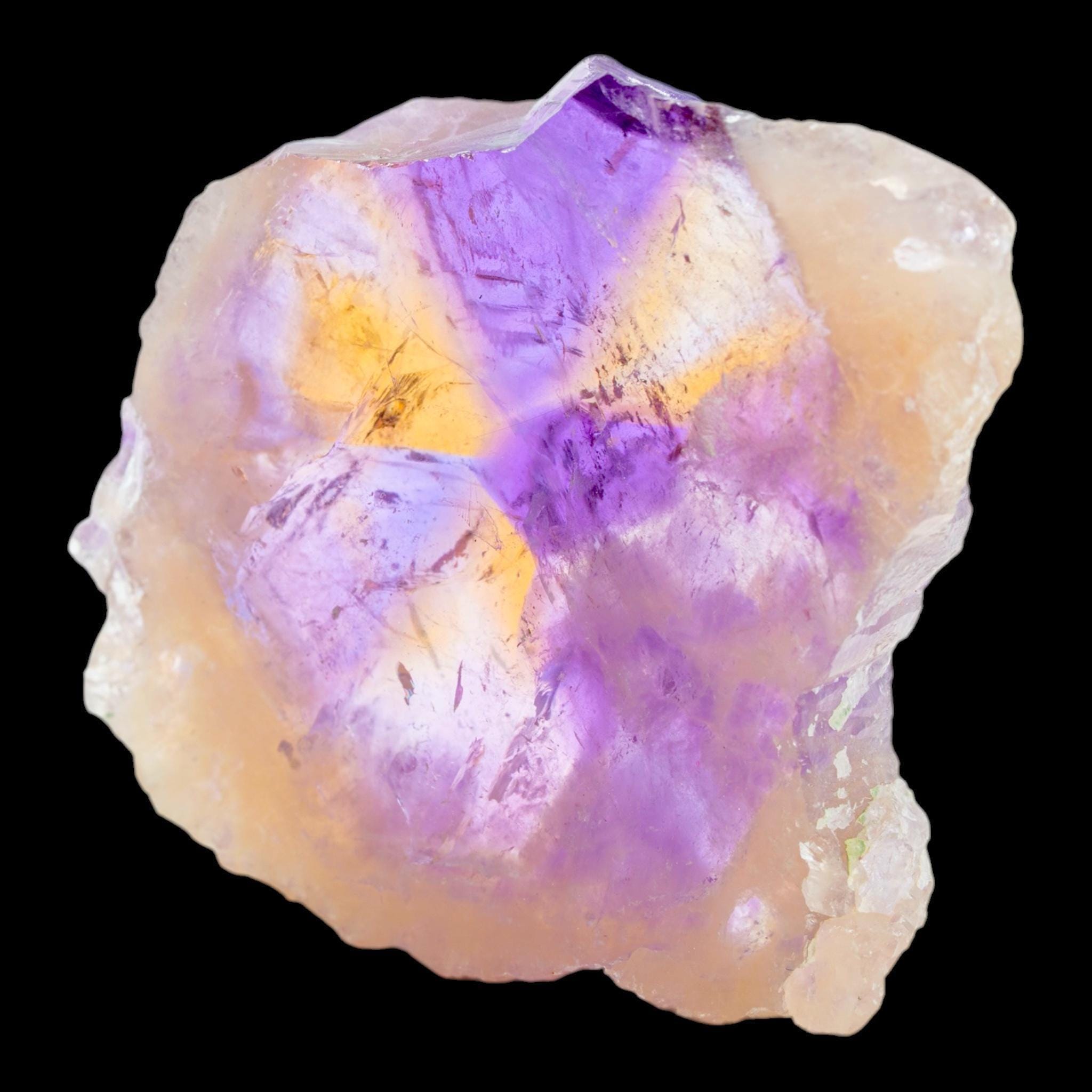 Ametrine crystal slab, polished ametrine slice, natural quartz crystal from bolivia - Image 3