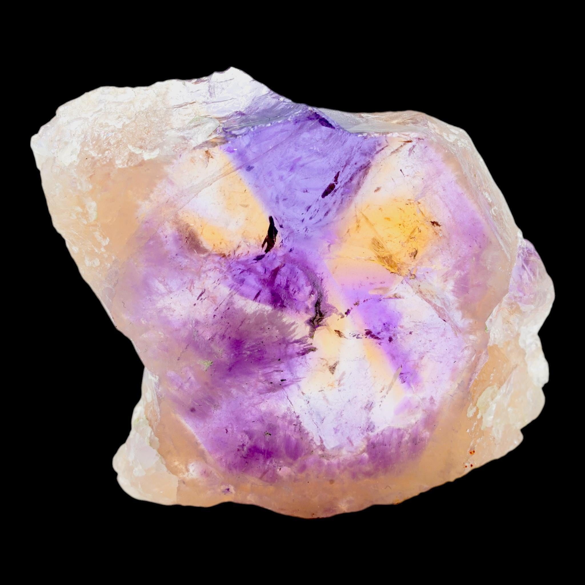 Ametrine crystal slab, polished ametrine slice, natural quartz crystal from bolivia - Image 4