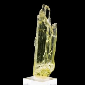 Heliodor Crystal Specimen, Natural Golden Beryl, Terminated Gemmy Heliodor, Padre Paraíso Minas Gerais Brazil, Collector Mineral