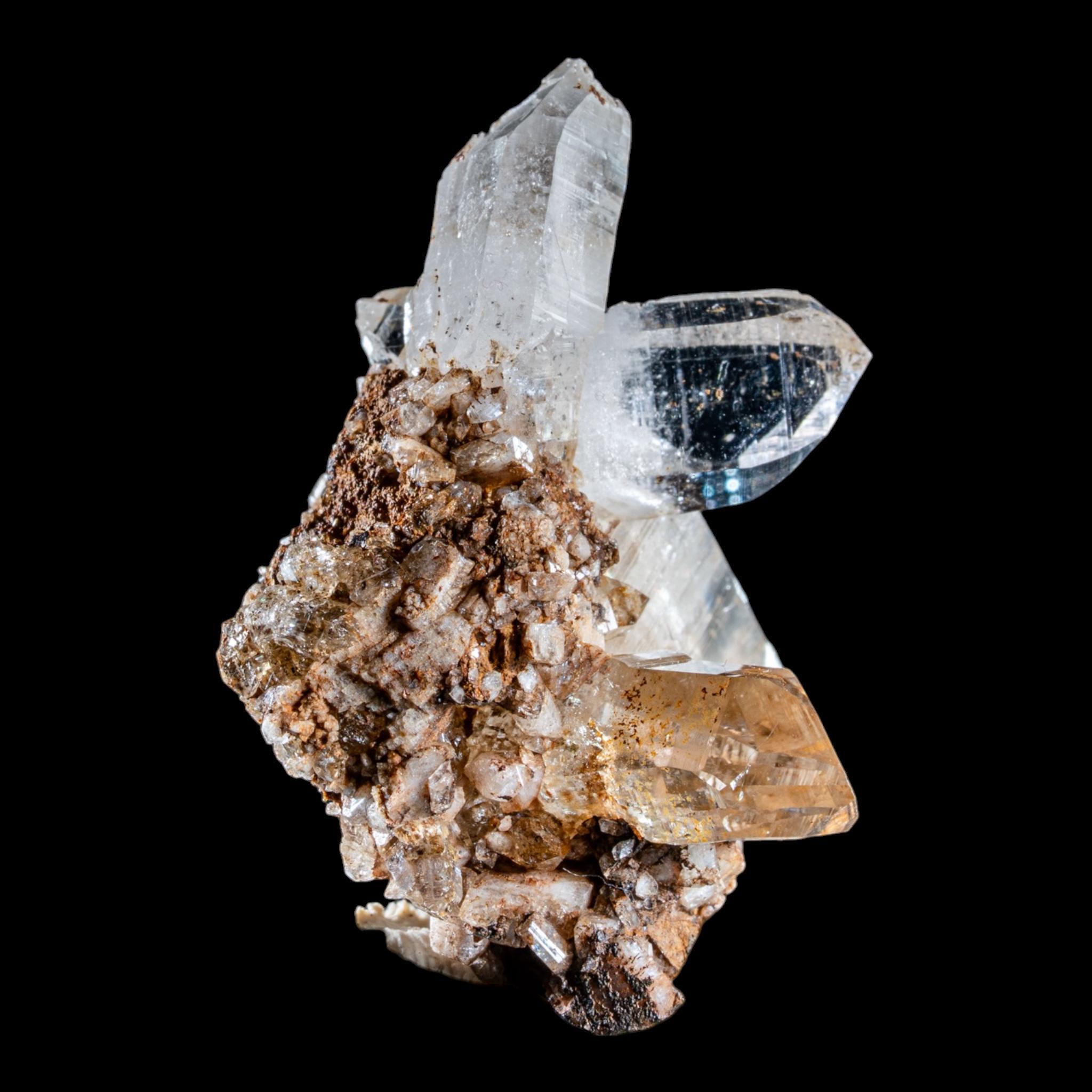 Swiss Alpine quartz crystal cluster, Swiss quartz crystal, clear quartz cluster, quartz specimen, raw quartz, Swiss crystal, Switzerland - Image 3
