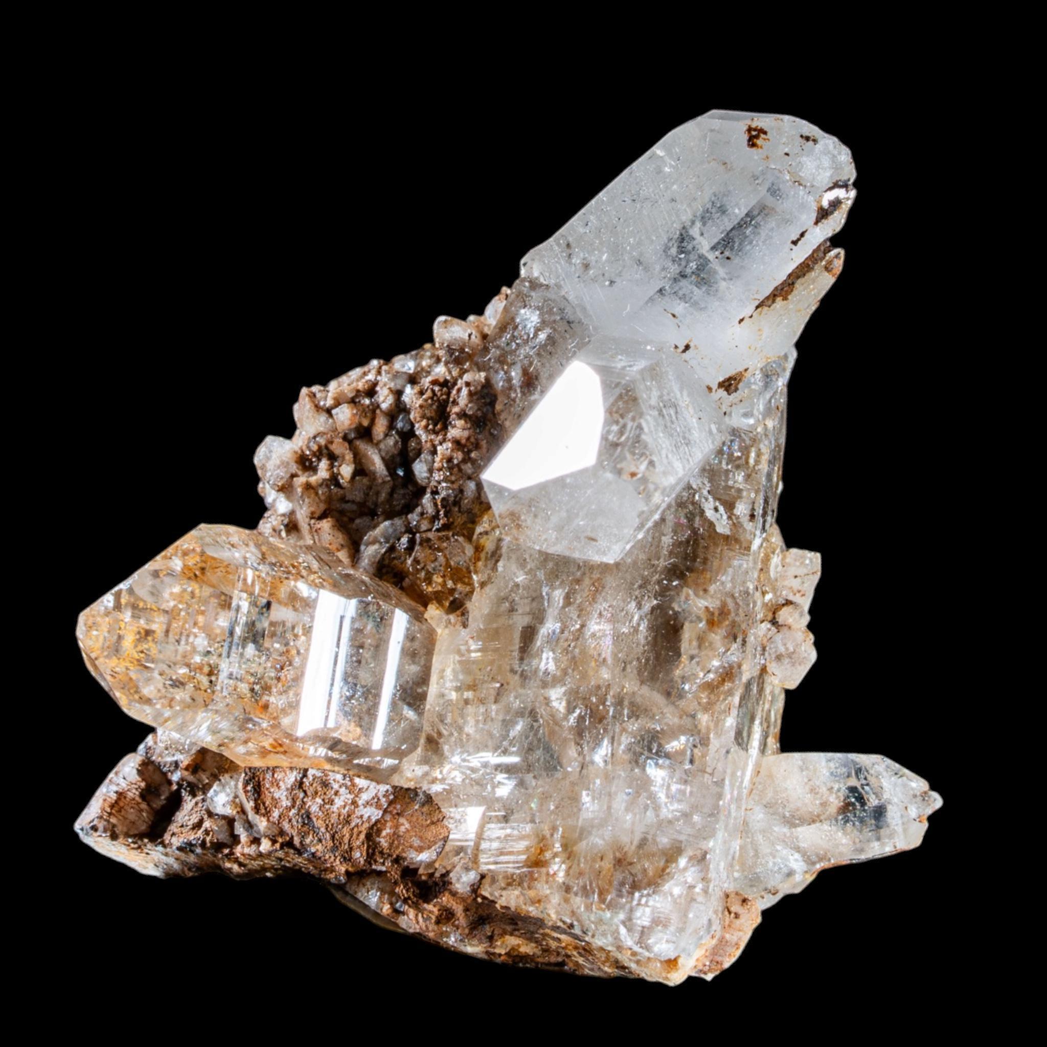 Swiss Alpine quartz crystal cluster, Swiss quartz crystal, clear quartz cluster, quartz specimen, raw quartz, Swiss crystal, Switzerland - Image 4