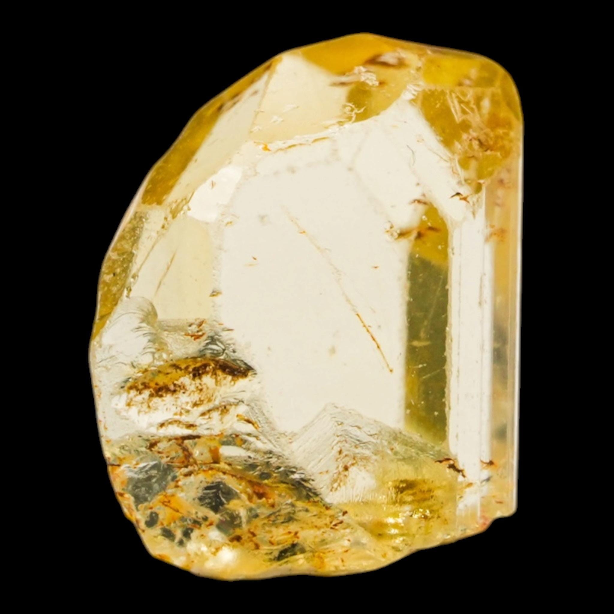 Golden Tourmaline Crystal, Facet Grade Tourmaline Rough, Natural Tanzania Tourmaline, Untreated Gem Rough, Mineral Specimen - Image 2